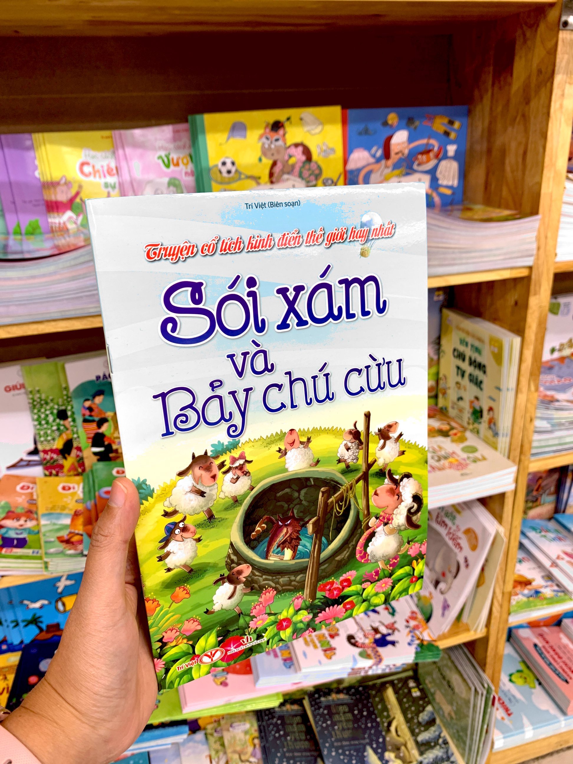 truyện cổ tích kinh điển thế giới hay nhất - sói xám và bảy chú cừu - Ảnh 8