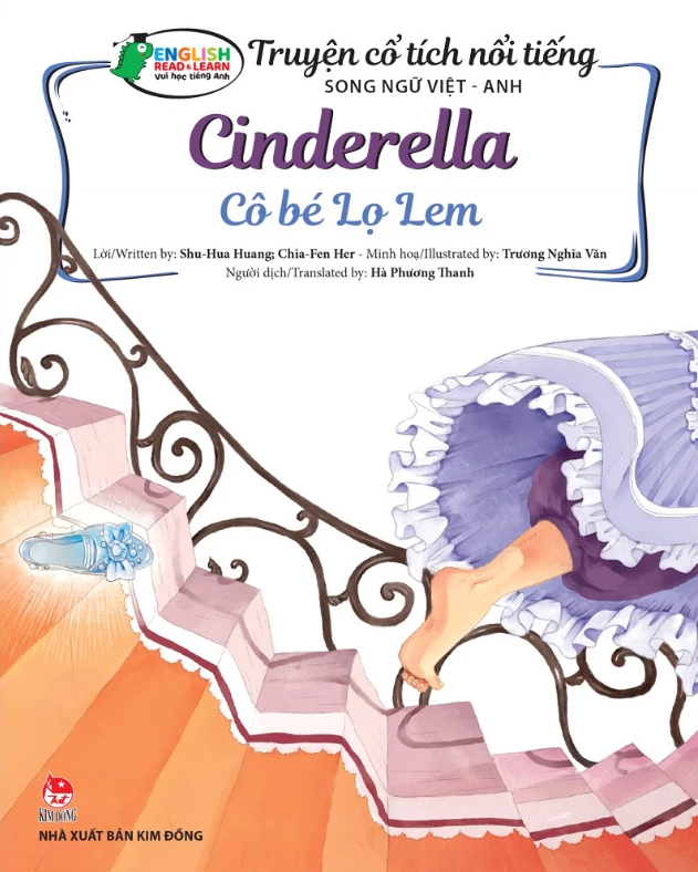 truyện cổ tích nổi tiếng (song ngữ việt anh) - cinderella - cô bé lọ lem - Ảnh 2