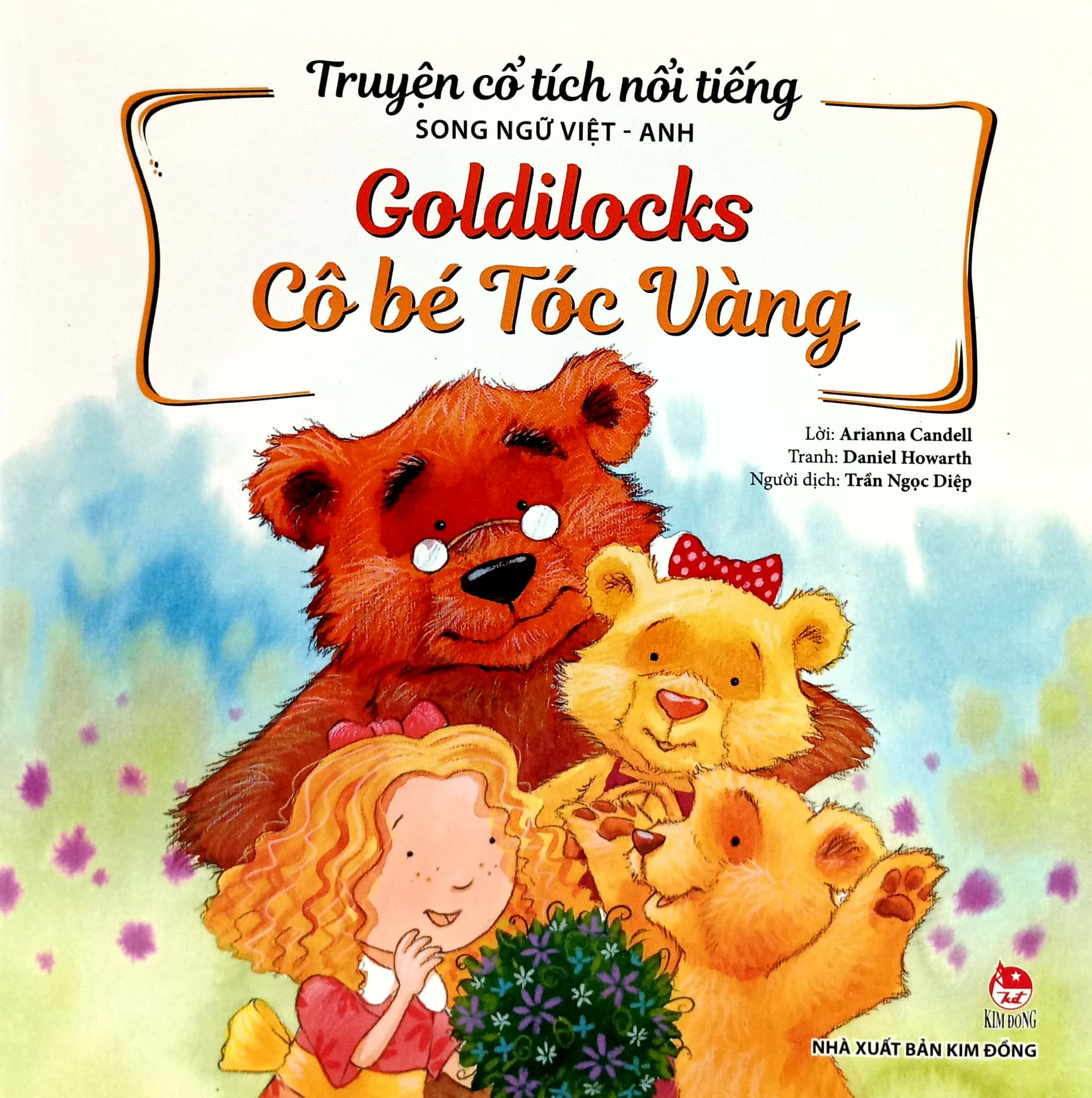 truyện cổ tích nổi tiếng (song ngữ việt anh) - goldilocks - cô bé tóc vàng (tái bản 2023) - Ảnh 2