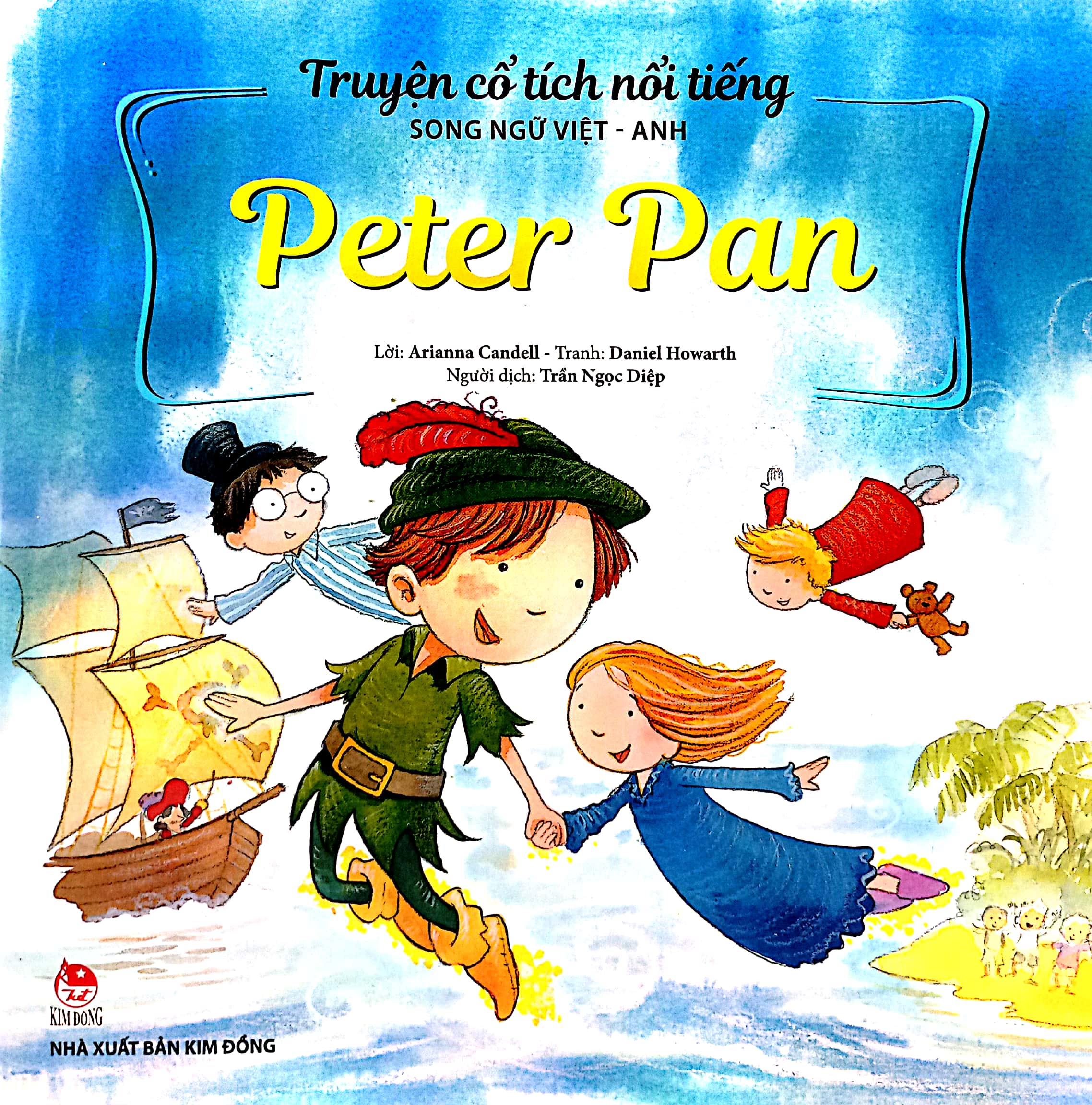 truyện cổ tích nổi tiếng (song ngữ việt anh) - peter pan (tái bản 2023) - Ảnh 2
