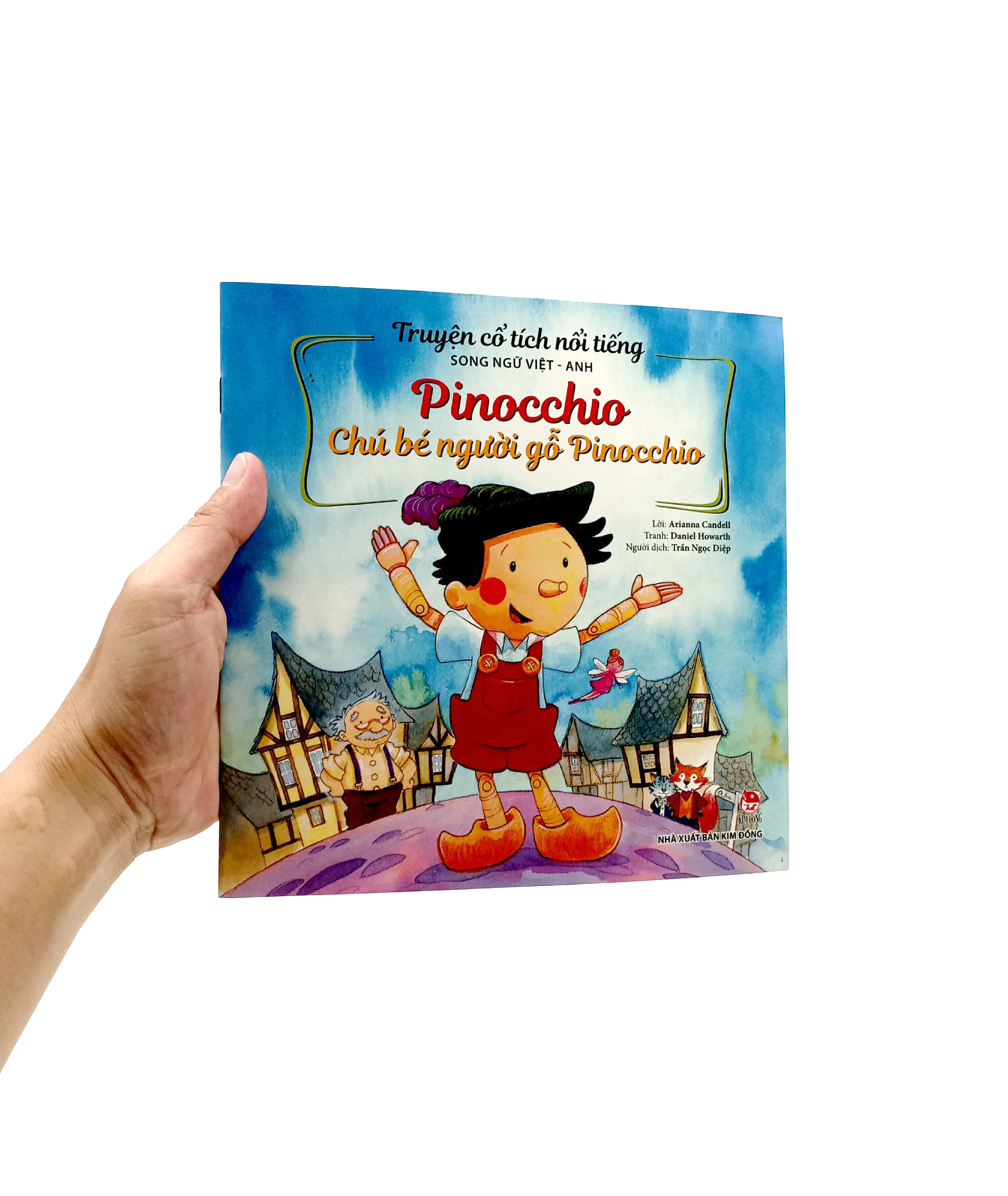 truyện cổ tích nổi tiếng (song ngữ việt anh) - pinocchio - chú bé người gỗ pinocchio (tái bản 2023) - Ảnh 7