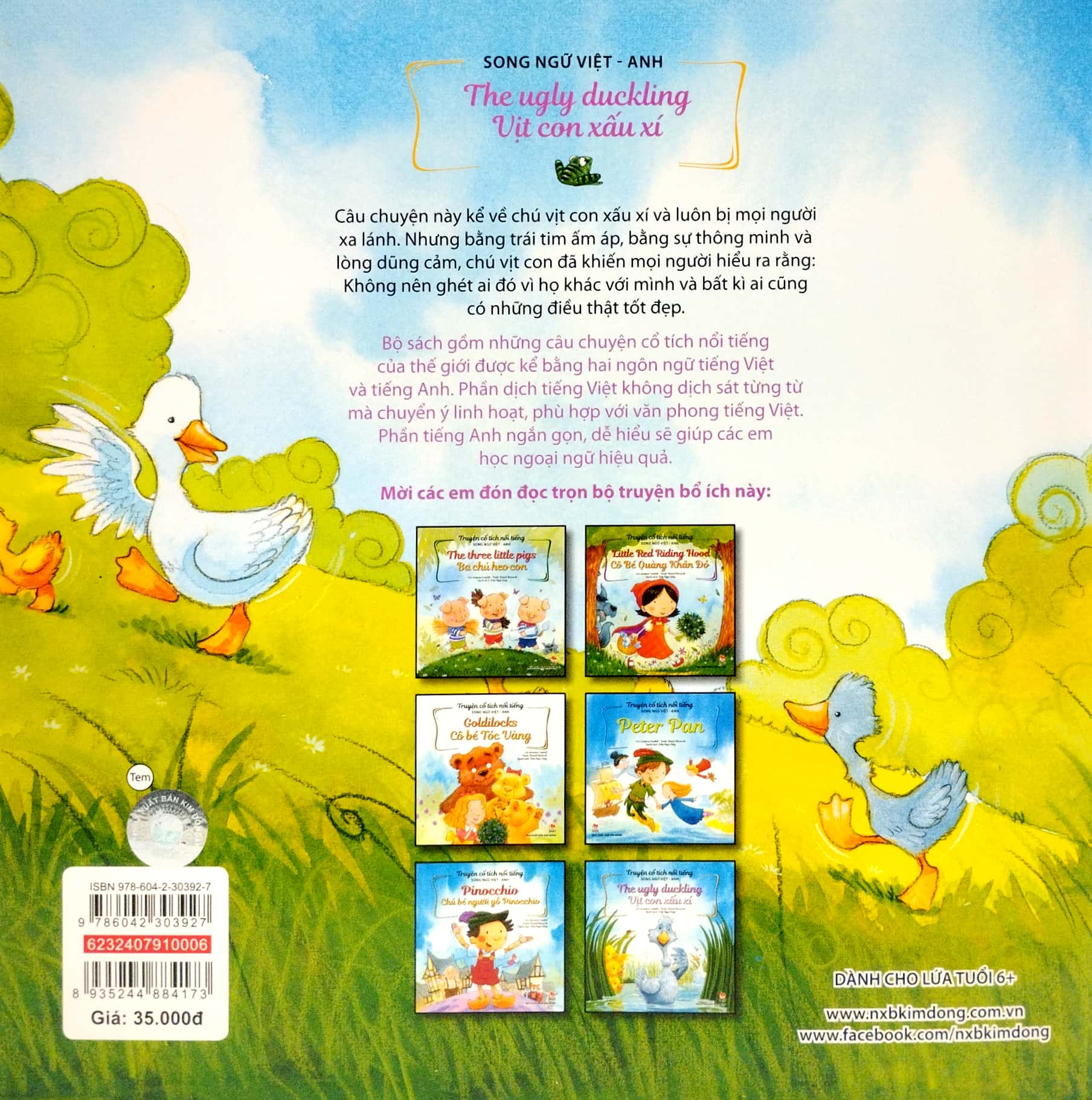 truyện cổ tích nổi tiếng (song ngữ việt anh) - the ugly duckling - vịt con xấu xí (tái bản 2023) - Ảnh 6