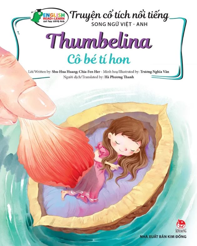 truyện cổ tích nổi tiếng (song ngữ việt anh) - thumbelina - cô bé tí hon - Ảnh 2