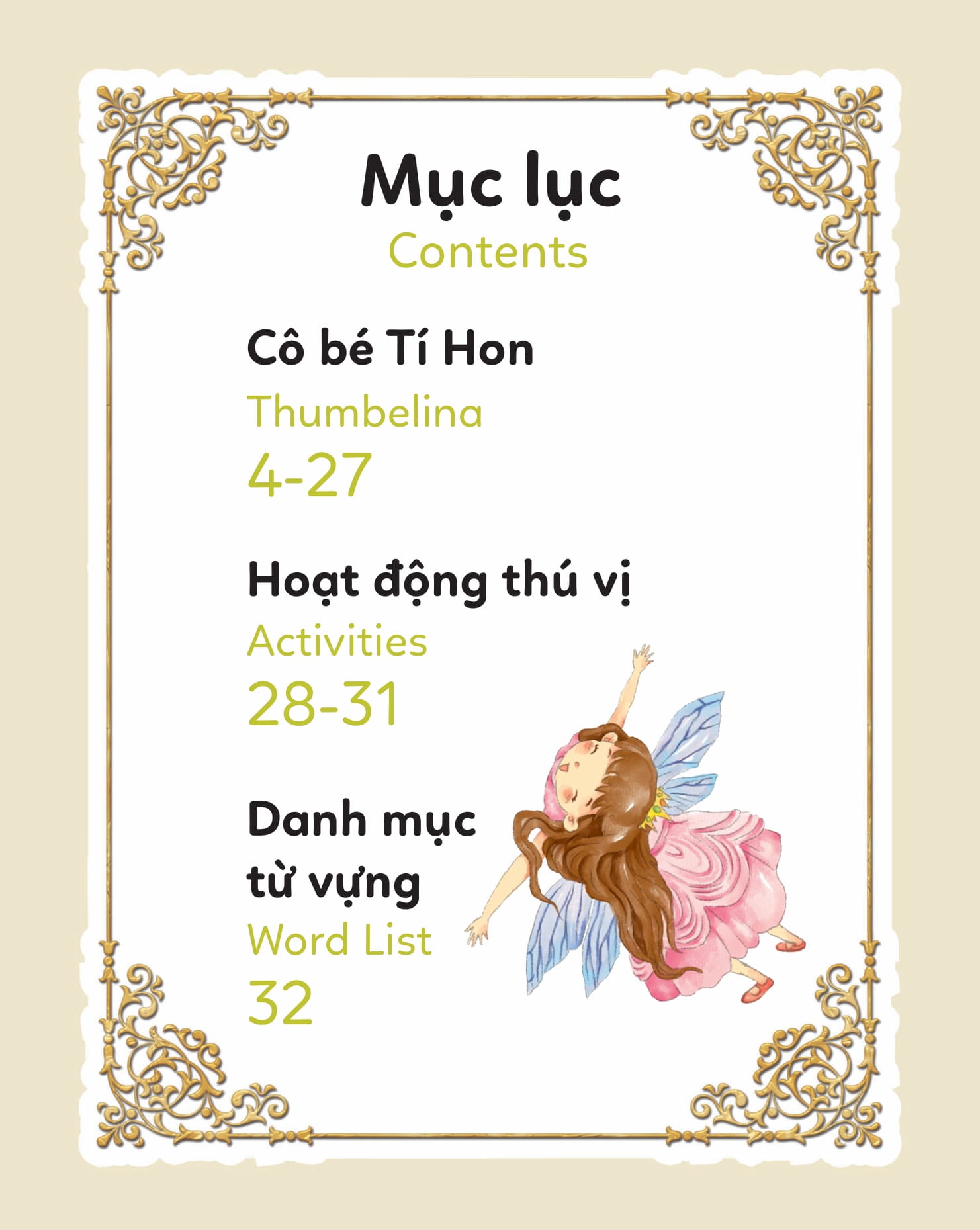 truyện cổ tích nổi tiếng (song ngữ việt anh) - thumbelina - cô bé tí hon - Ảnh 3