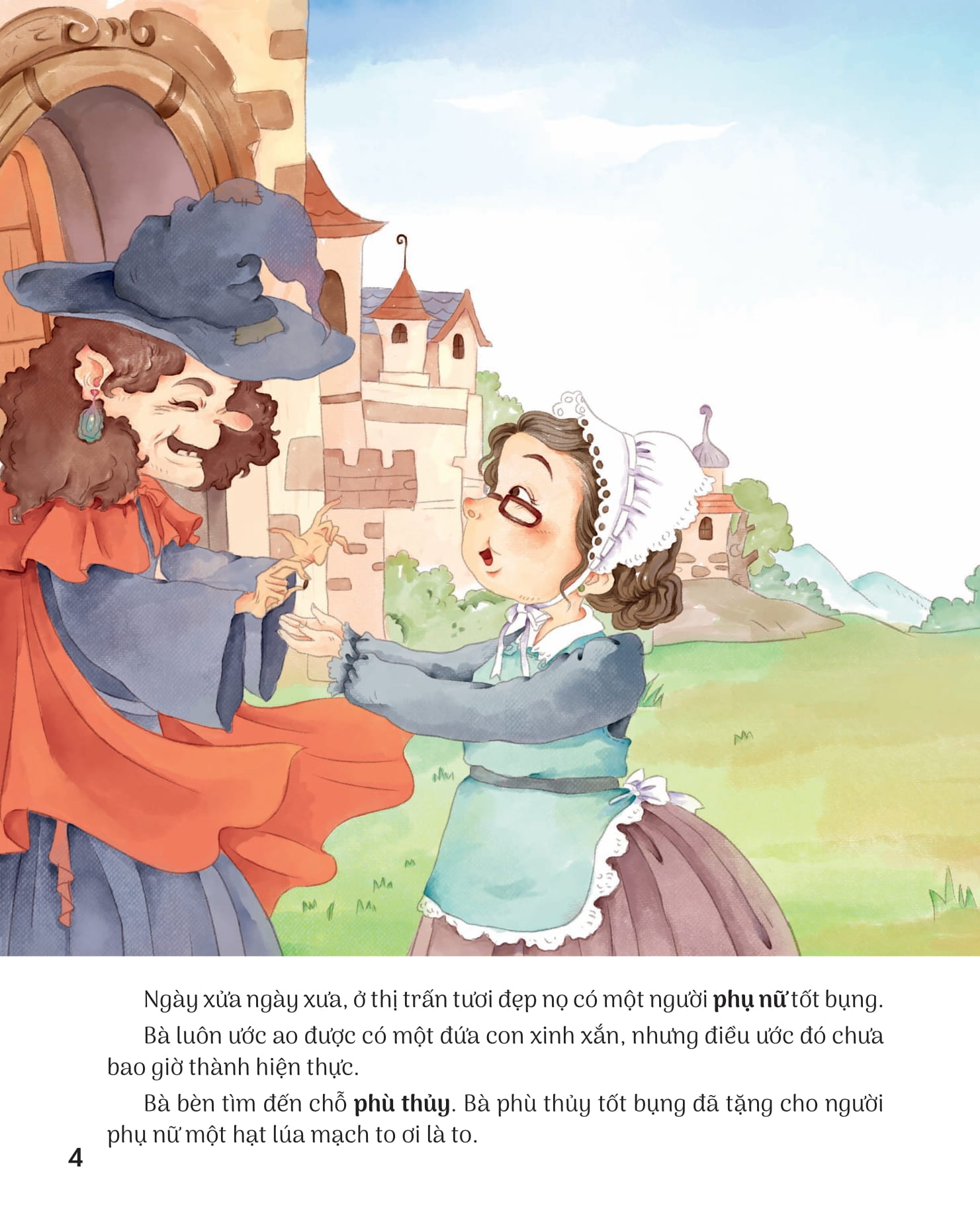 truyện cổ tích nổi tiếng (song ngữ việt anh) - thumbelina - cô bé tí hon - Ảnh 4