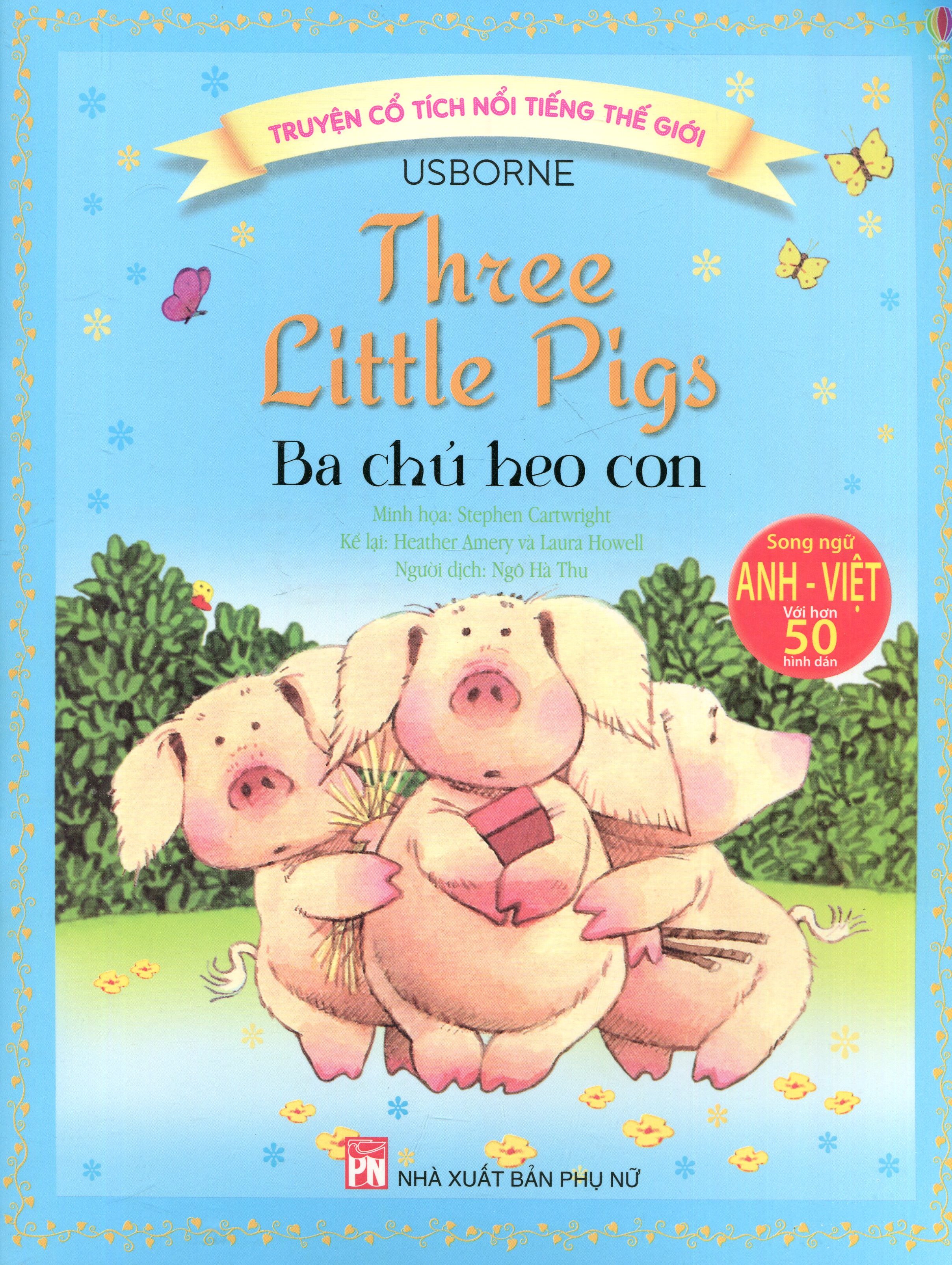 truyện cổ tích nổi tiếng thế giới - ba chú heo con (tái bản 2020) - Ảnh 2