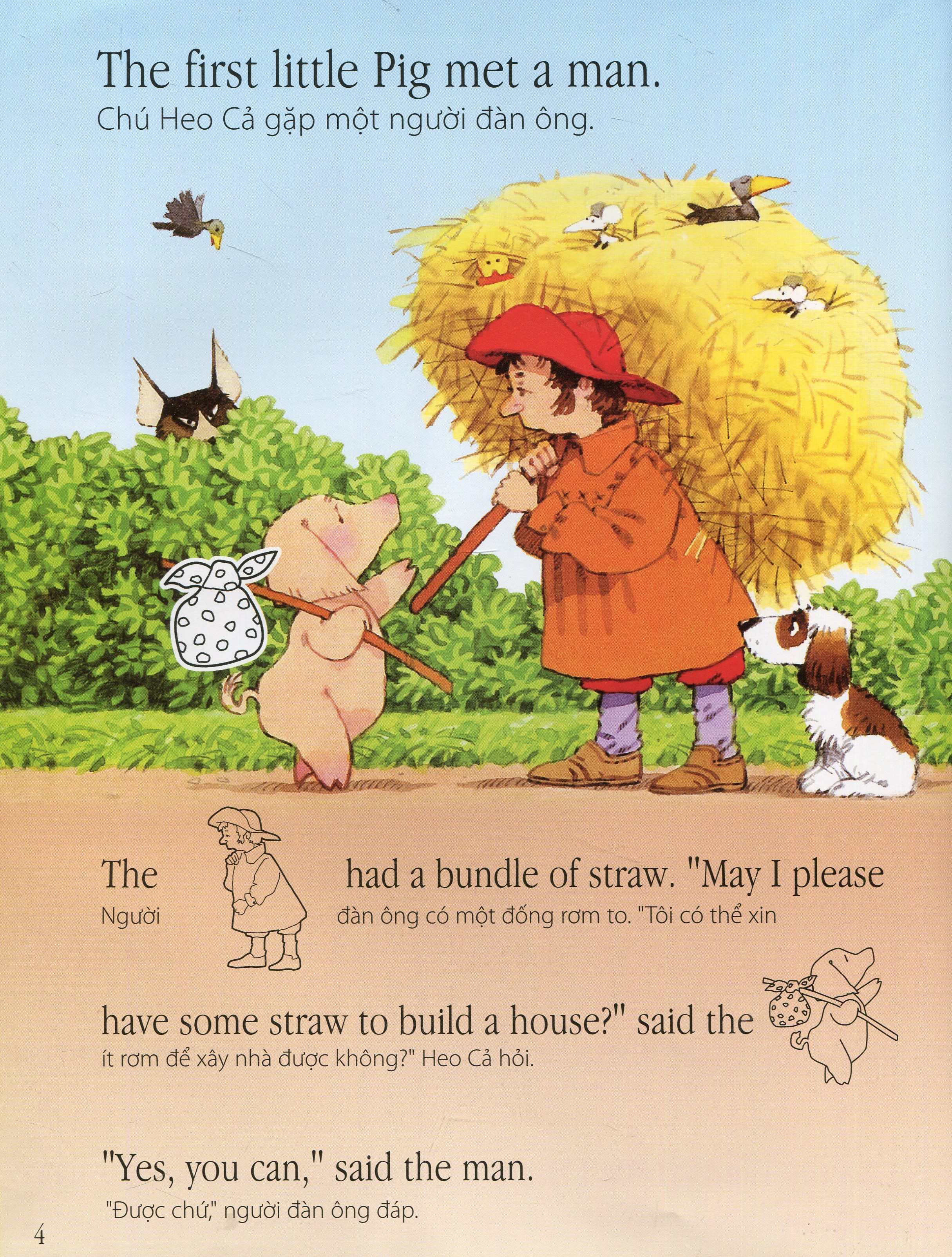 truyện cổ tích nổi tiếng thế giới - ba chú heo con (tái bản 2020) - Ảnh 5