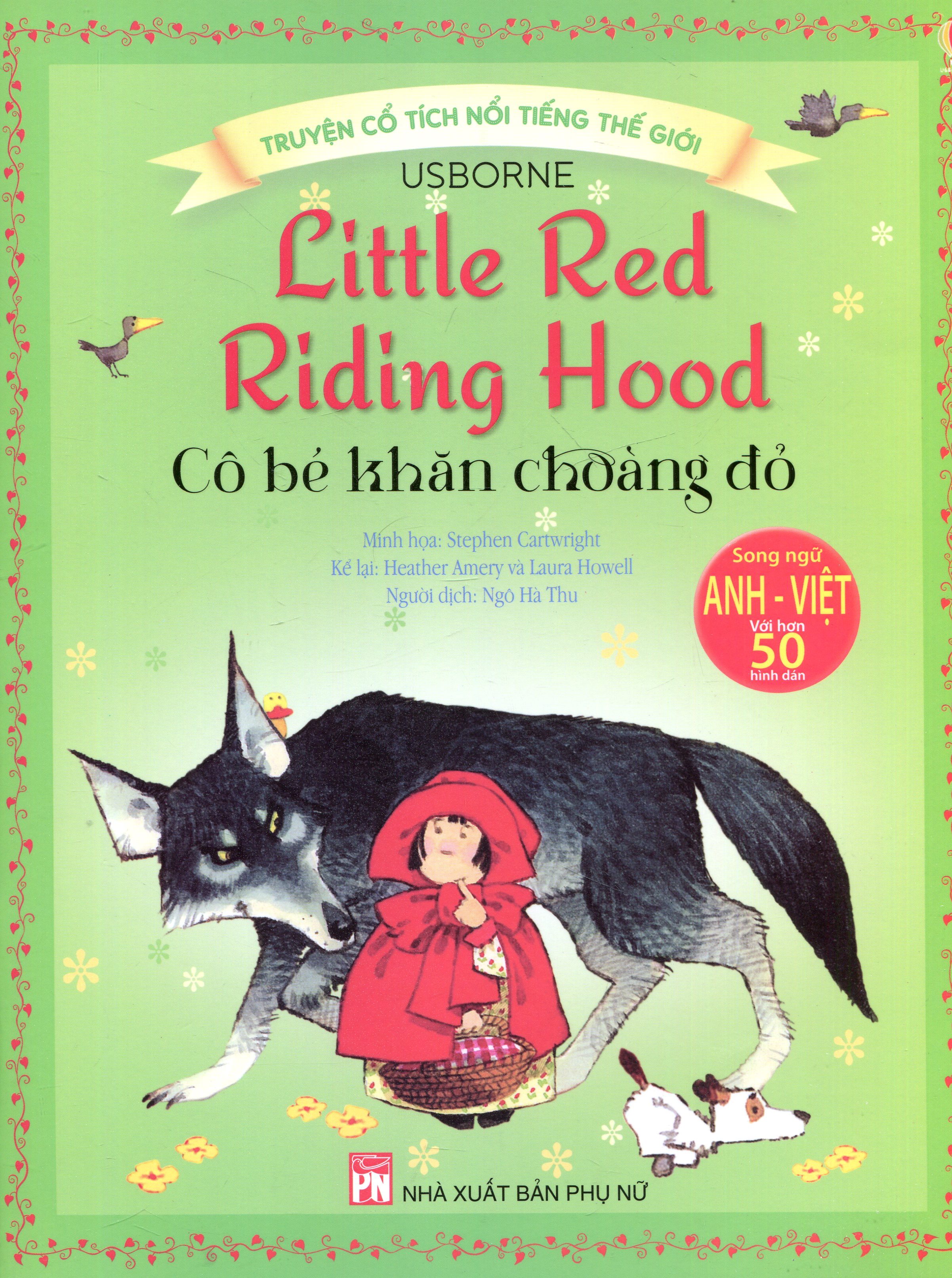 truyện cổ tích nổi tiếng thế giới - cô bé khăn choàng đỏ (tái bản 2020) - Ảnh 2