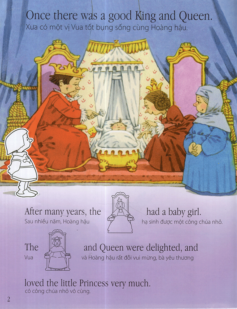 truyện cổ tích nổi tiếng thế giới - người đẹp ngủ trong rừng (tái bản 2020) - Ảnh 3