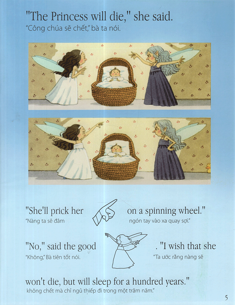 truyện cổ tích nổi tiếng thế giới - người đẹp ngủ trong rừng (tái bản 2020) - Ảnh 6