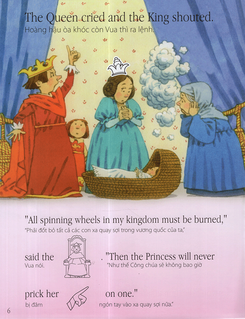 truyện cổ tích nổi tiếng thế giới - người đẹp ngủ trong rừng (tái bản 2020) - Ảnh 7