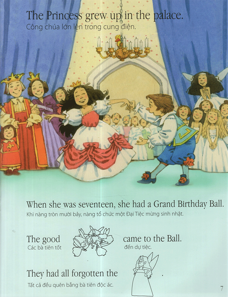 truyện cổ tích nổi tiếng thế giới - người đẹp ngủ trong rừng (tái bản 2020) - Ảnh 8