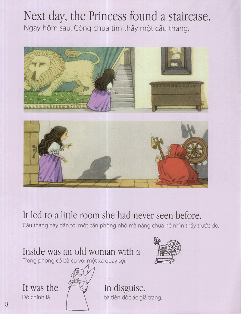 truyện cổ tích nổi tiếng thế giới - người đẹp ngủ trong rừng (tái bản 2020) - Ảnh 9