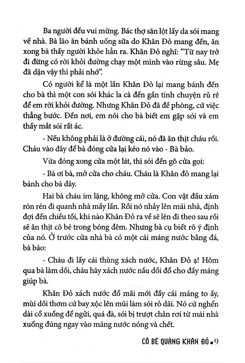 truyện cổ tích thế giới chọn lọc - cô bé quàng khăn đỏ (tái bản 2025) - Ảnh 8