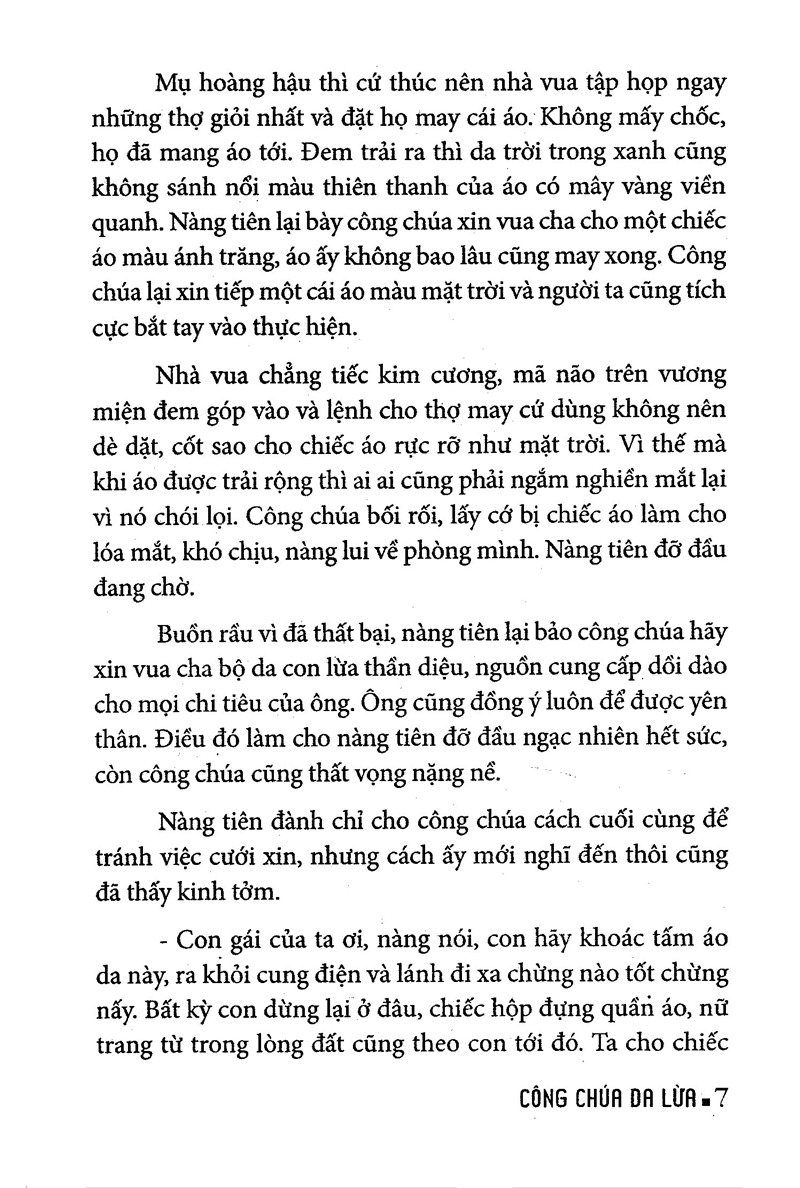 truyện cổ tích thế giới chọn lọc - công chúa da lừa (tái bản 2025) - Ảnh 5