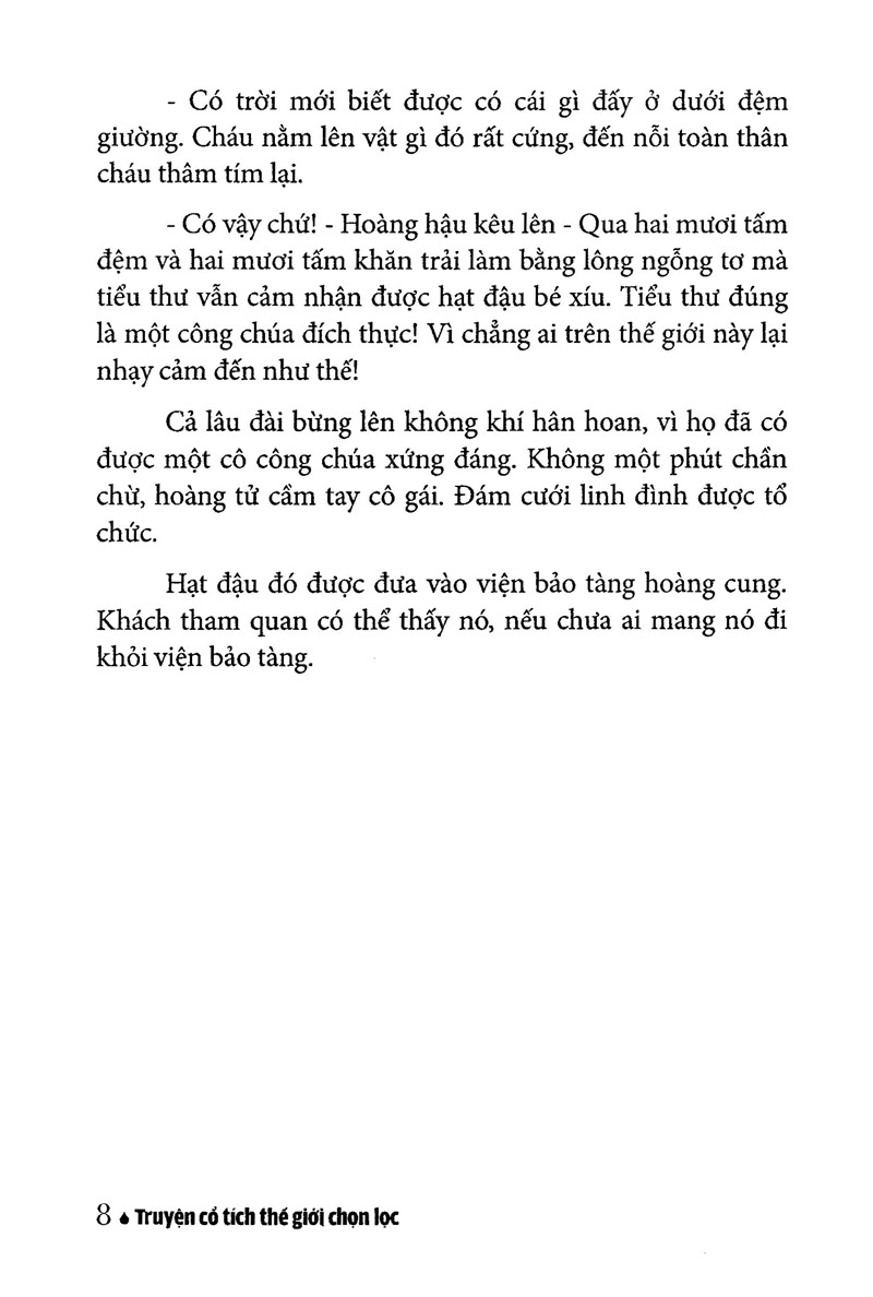 truyện cổ tích thế giới chọn lọc - công chúa và hạt đậu (tái bản 2025) - Ảnh 6