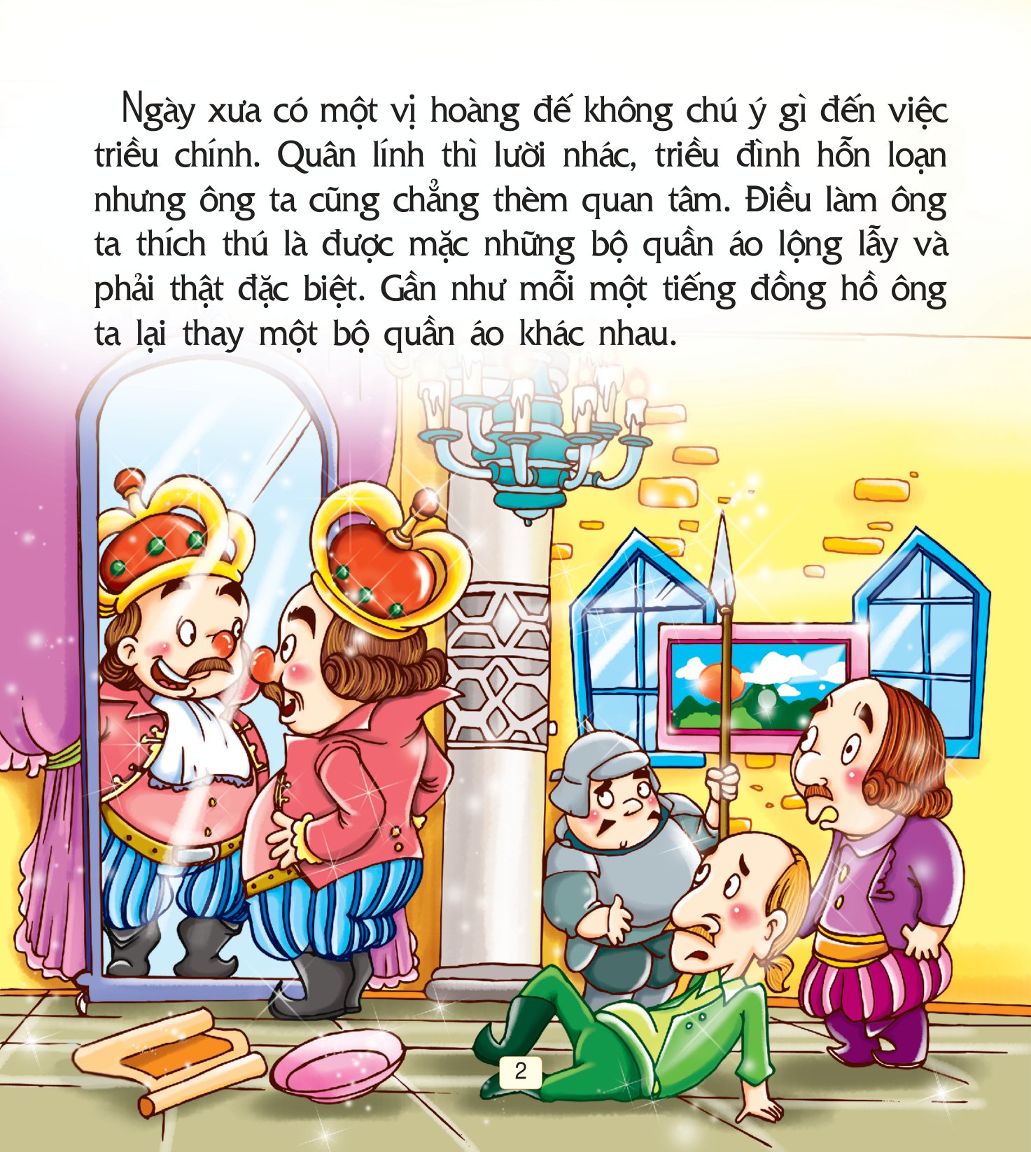 truyện cổ tích thế giới hay nhất - bộ quần áo mới của hoàng đế (tái bản 2018) - Ảnh 3