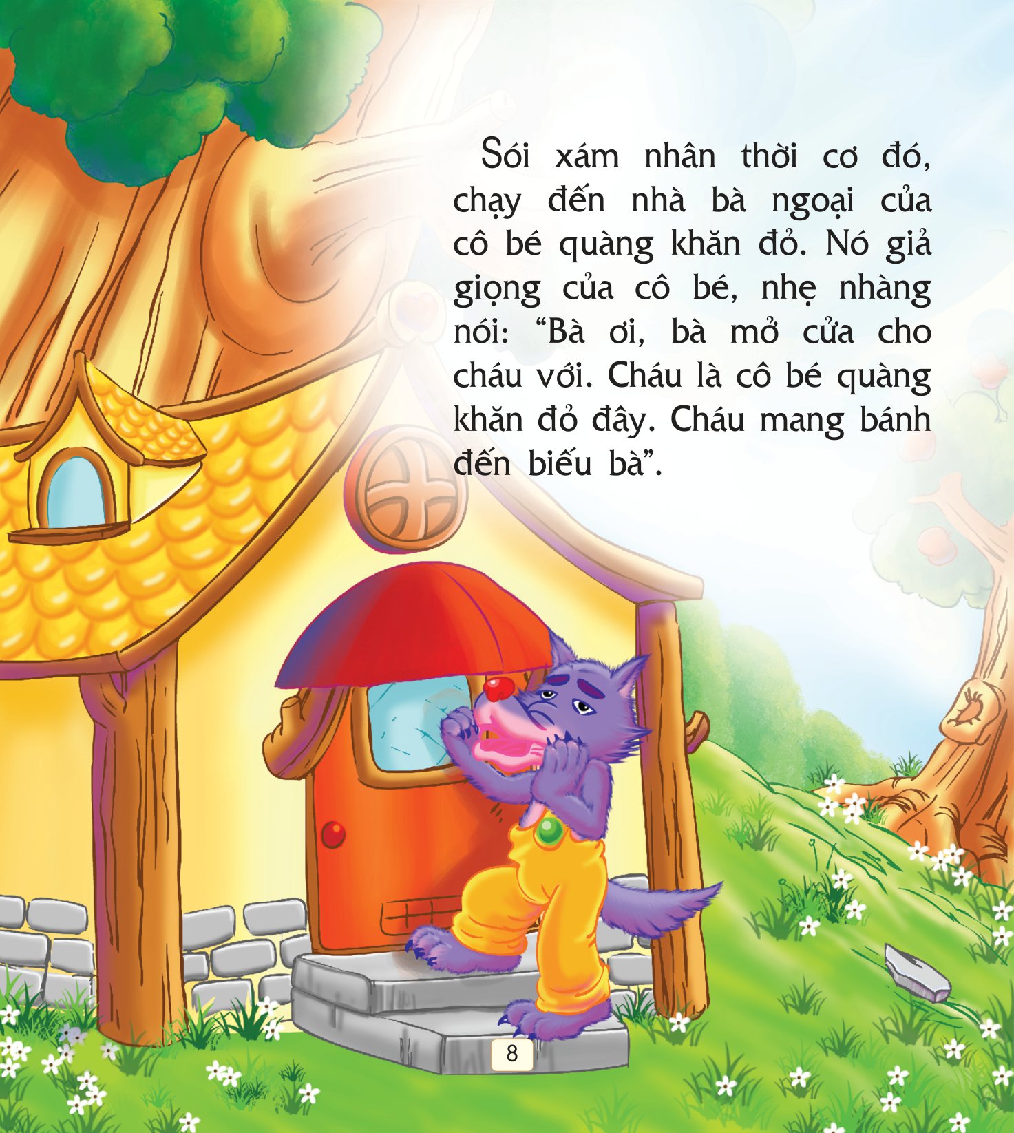 truyện cổ tích thế giới hay nhất - cô bé quàng khăn đỏ (tái bản 2018) - Ảnh 9