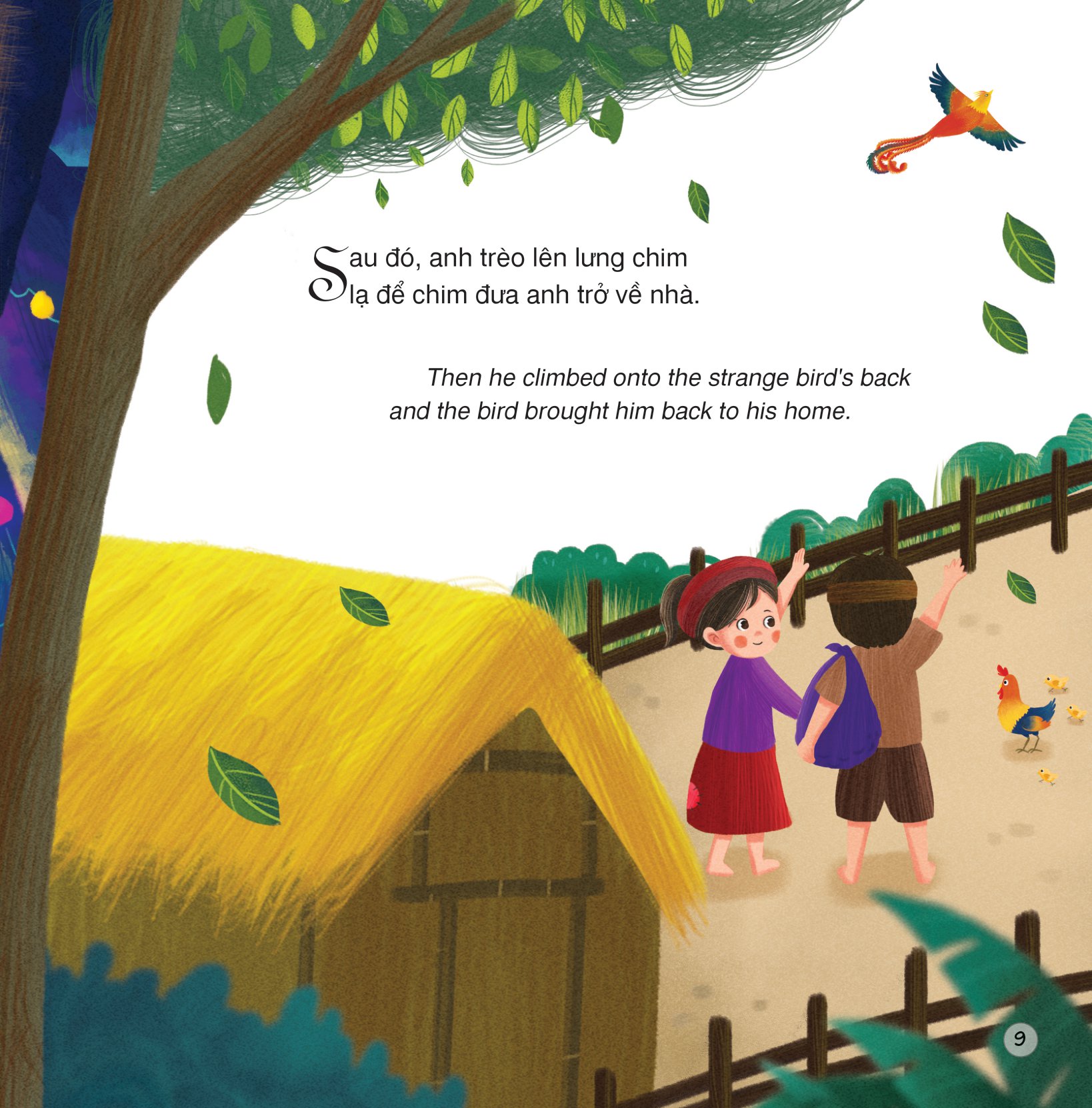 truyện cổ tích việt nam - cây khế (song ngữ việt - anh) - Ảnh 10