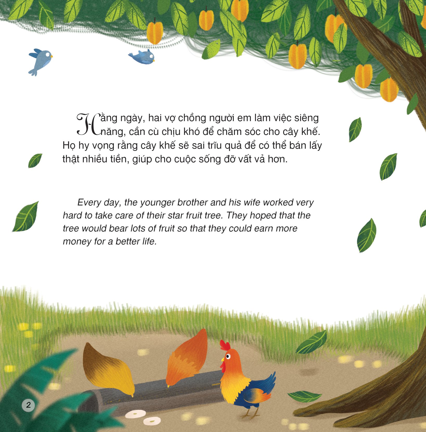 truyện cổ tích việt nam - cây khế (song ngữ việt - anh) - Ảnh 3