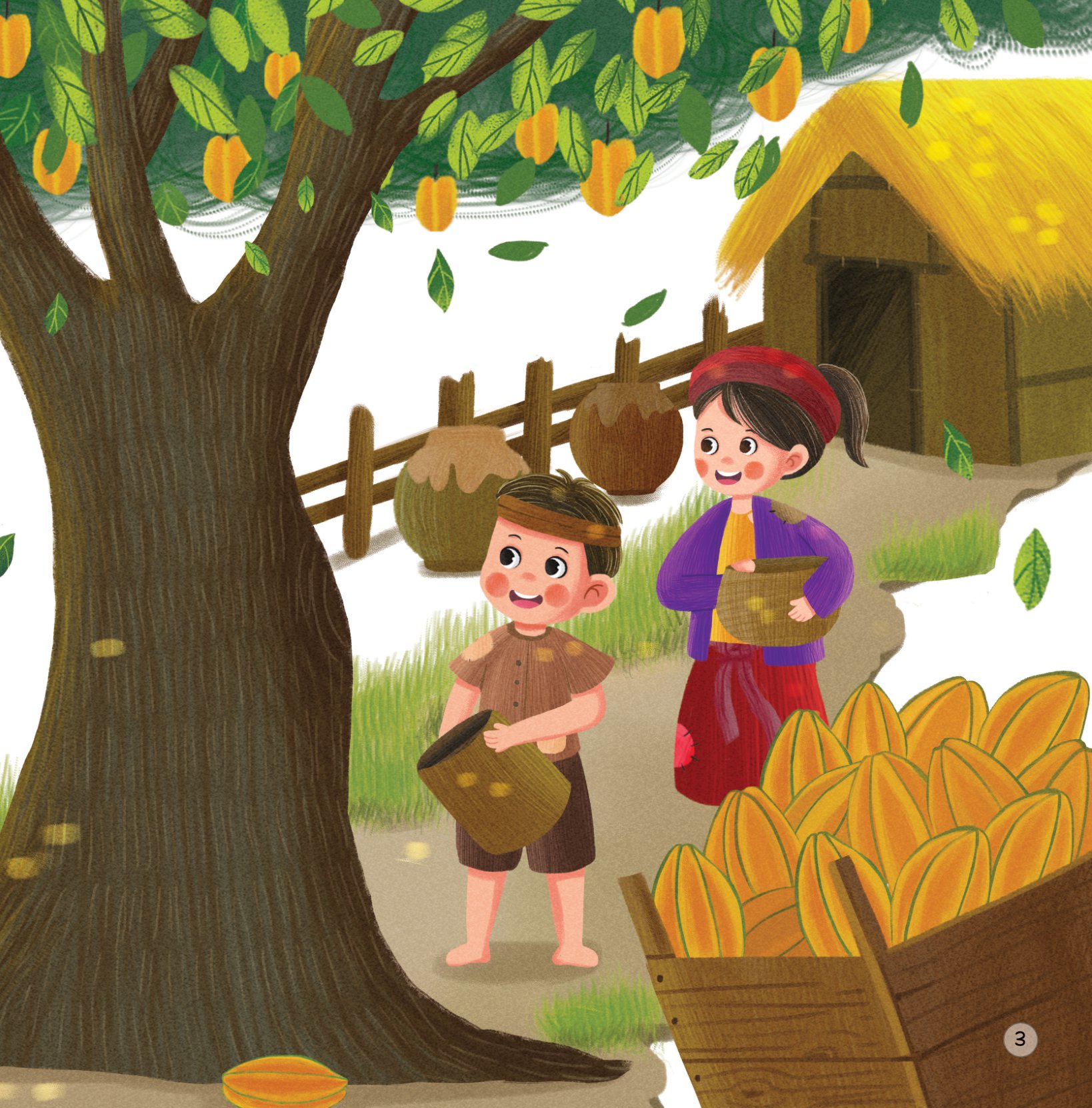 truyện cổ tích việt nam - cây khế (song ngữ việt - anh) - Ảnh 4