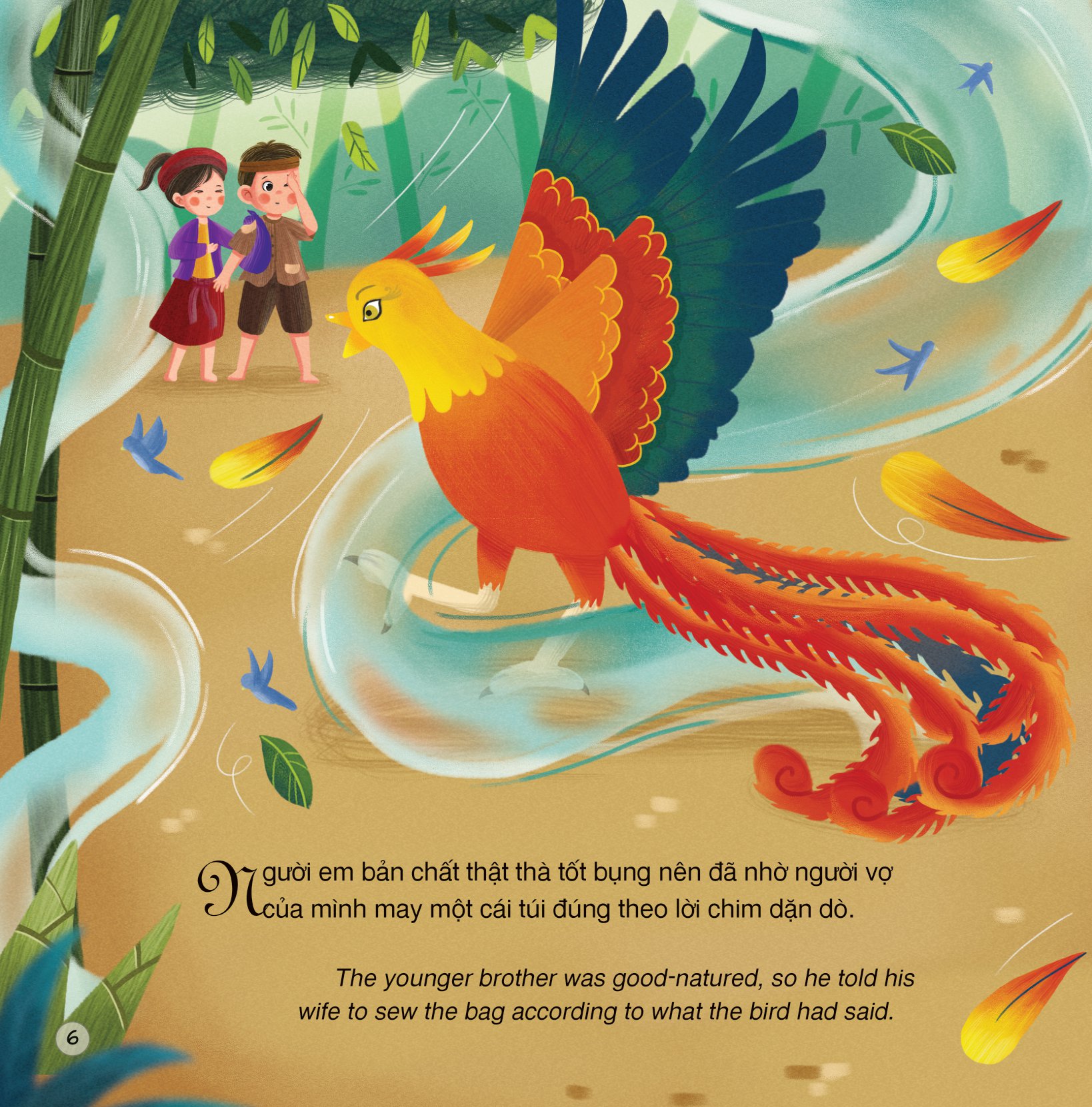 truyện cổ tích việt nam - cây khế (song ngữ việt - anh) - Ảnh 7