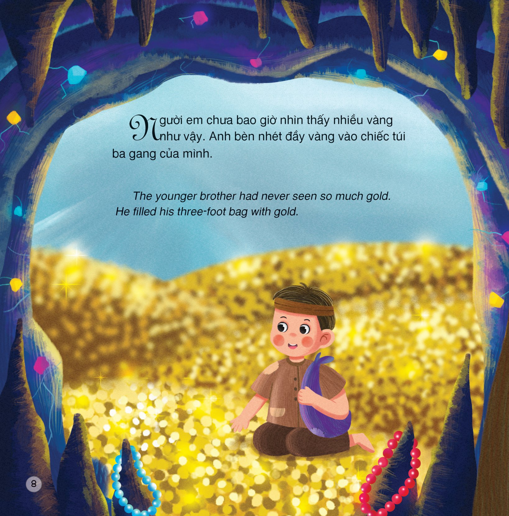 truyện cổ tích việt nam - cây khế (song ngữ việt - anh) - Ảnh 9