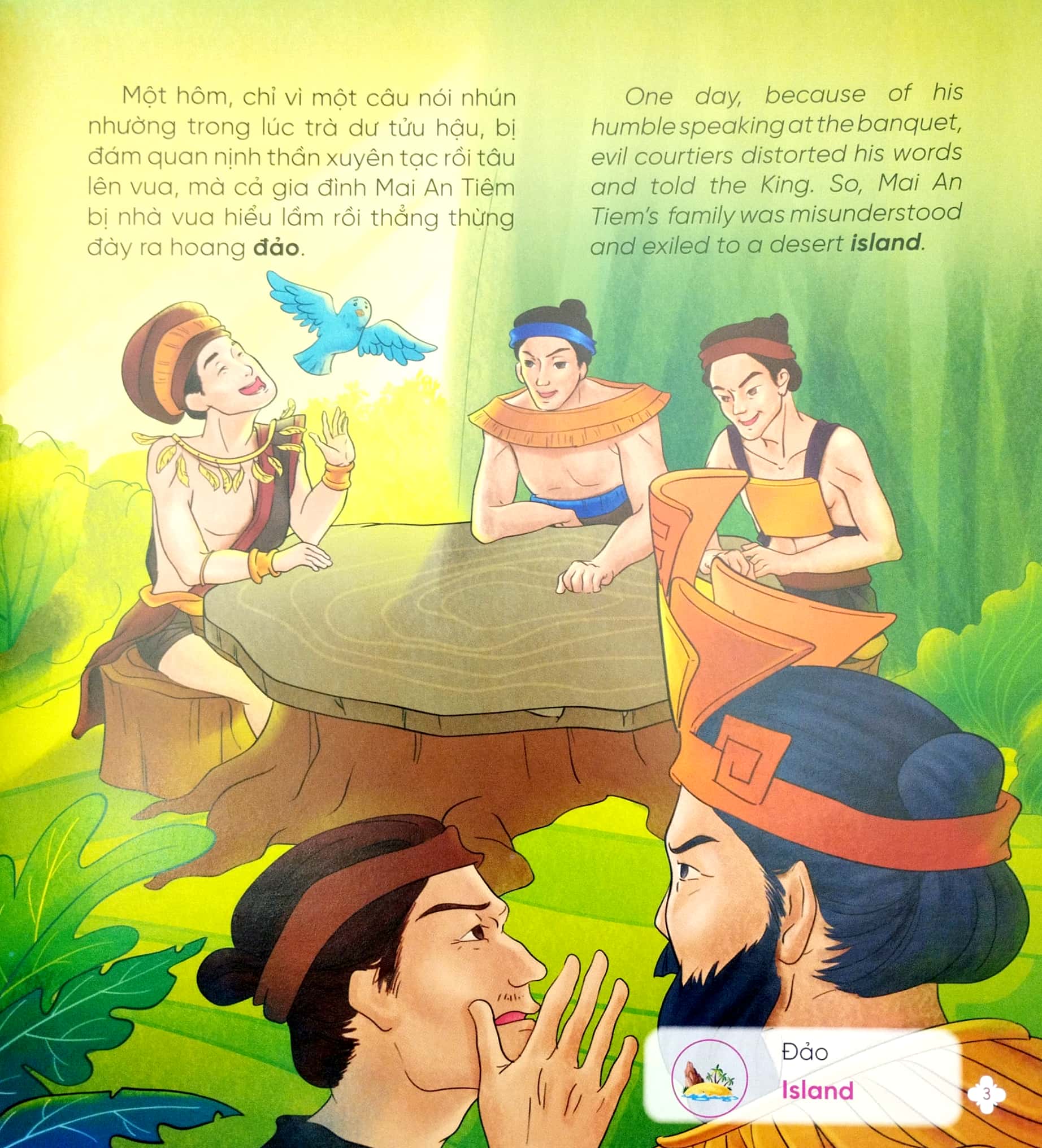 truyện cổ tích việt nam chọn lọc song ngữ việt-anh - xưa ơi là xưa - sự tích cây khế-cây tre trăm đốt-sự tích dưa hấu - Ảnh 4