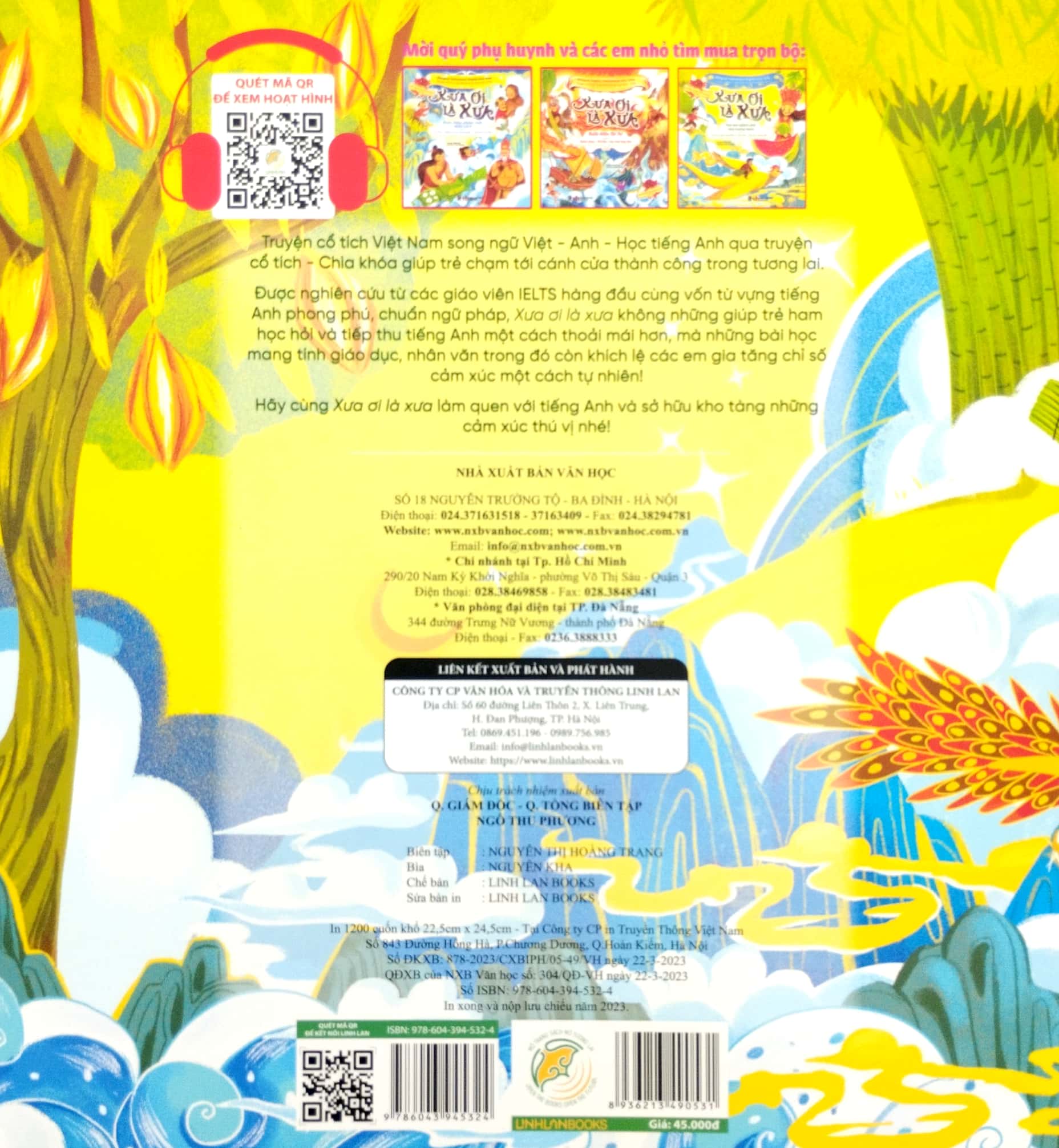 truyện cổ tích việt nam chọn lọc song ngữ việt-anh - xưa ơi là xưa - sự tích cây khế-cây tre trăm đốt-sự tích dưa hấu - Ảnh 6