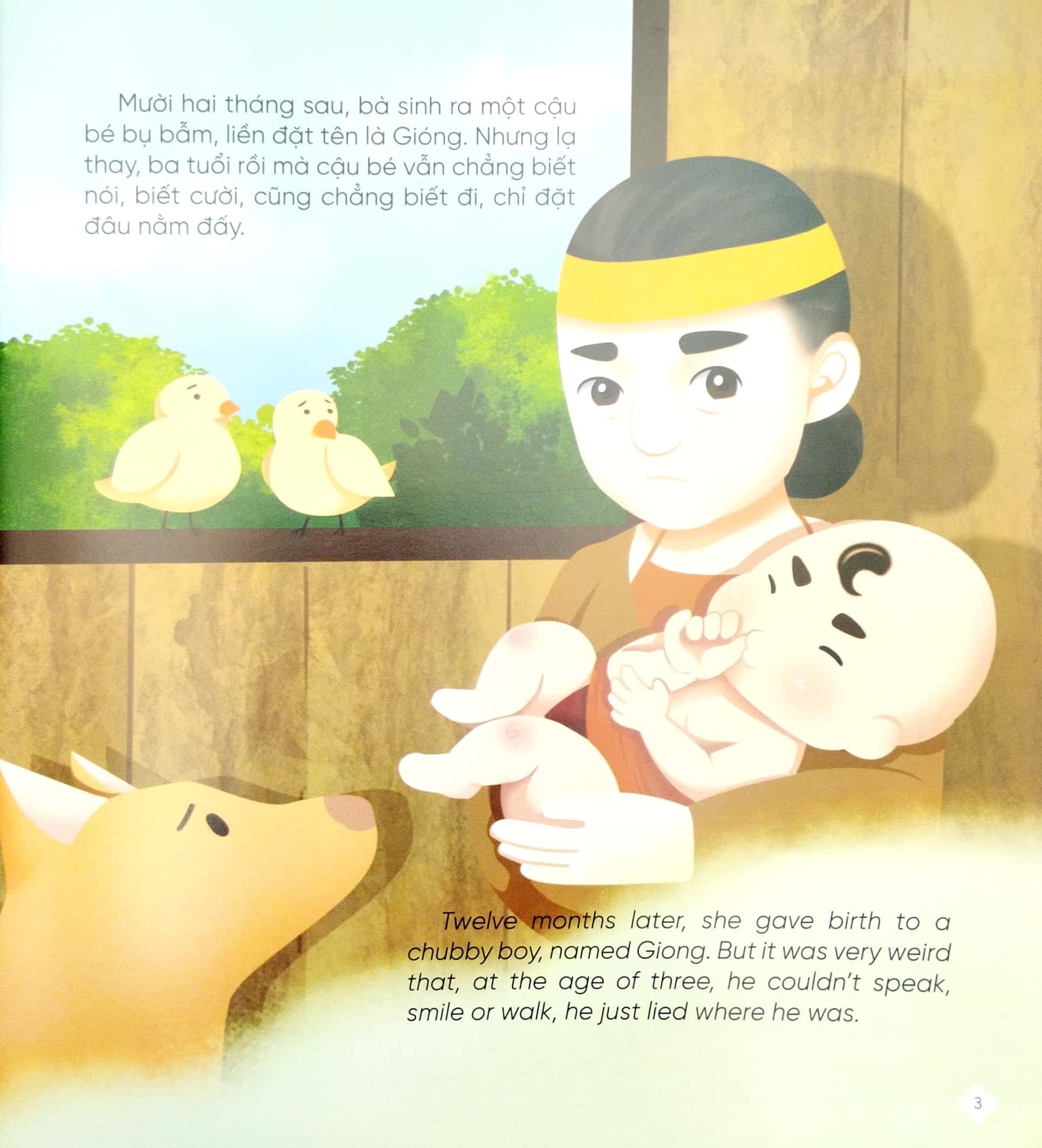 truyện cổ tích việt nam chọn lọc song ngữ việt-anh - xưa ơi là xưa - thánh gióng-yết kiêu-sơn tinh thủy tinh - Ảnh 4