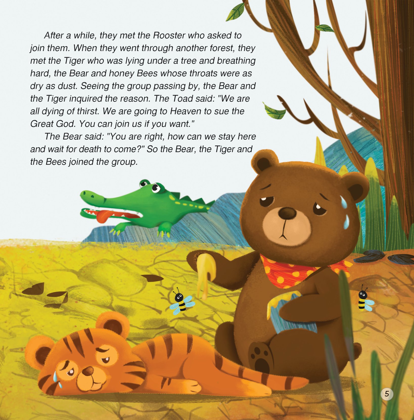 truyện cổ tích việt nam - cóc kiện trời (song ngữ việt - anh) - Ảnh 6