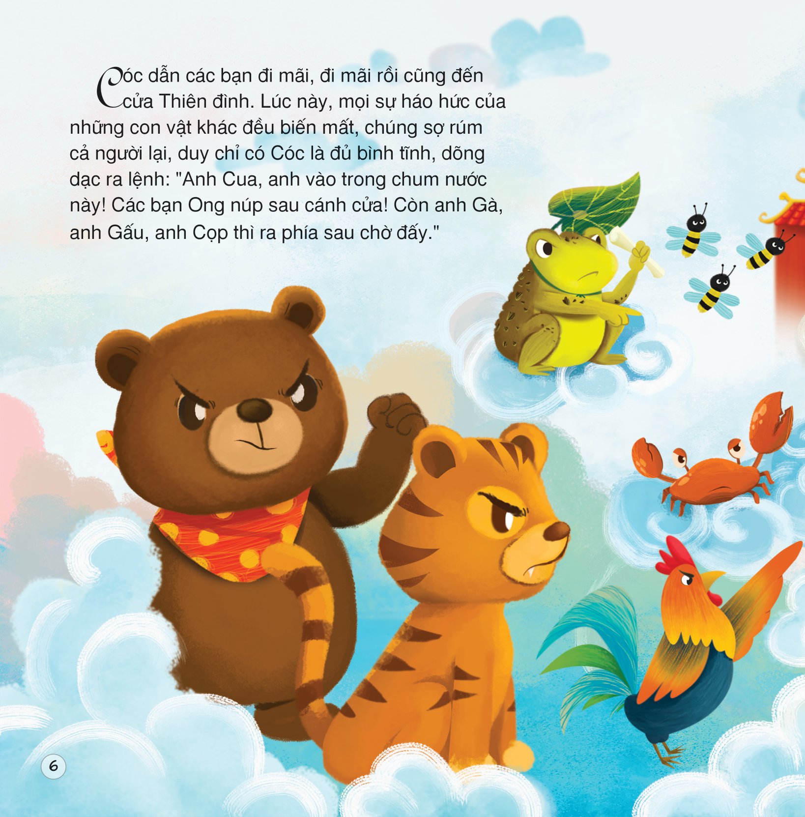 truyện cổ tích việt nam - cóc kiện trời (song ngữ việt - anh) - Ảnh 7