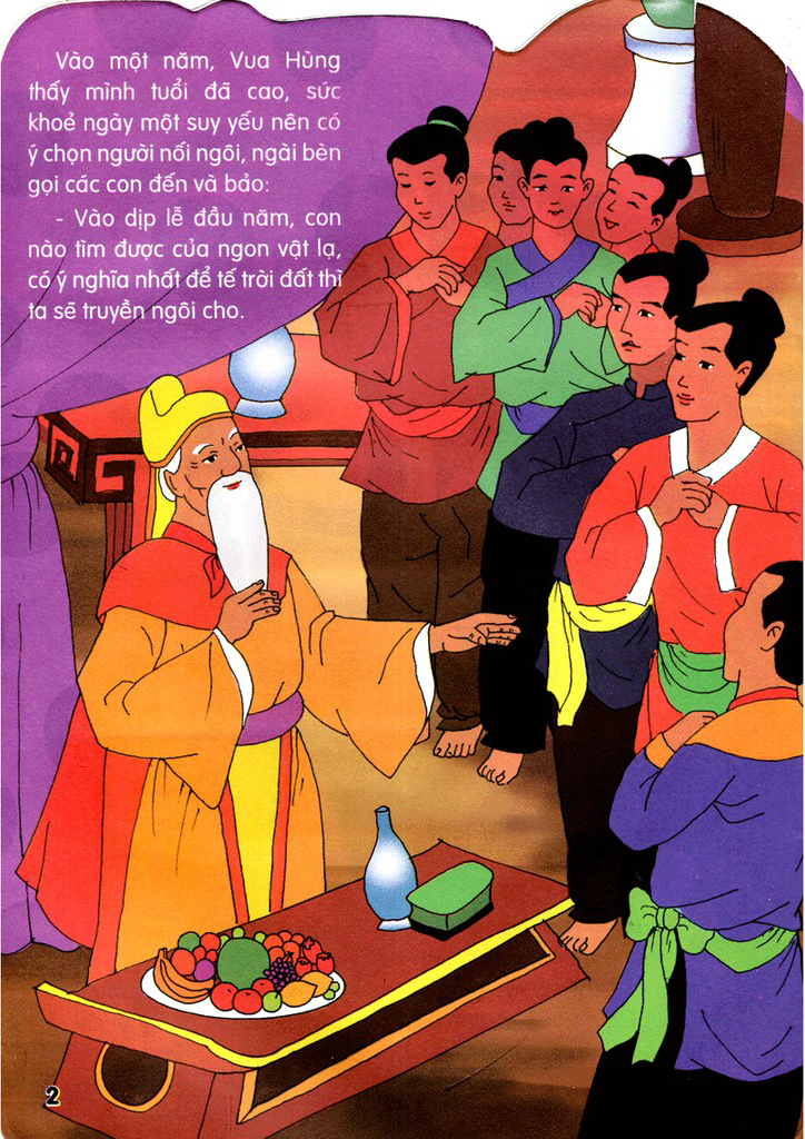 truyện cổ tích việt nam dành cho thiếu nhi - sự tích bánh chưng bánh giầy (2022) - Ảnh 3