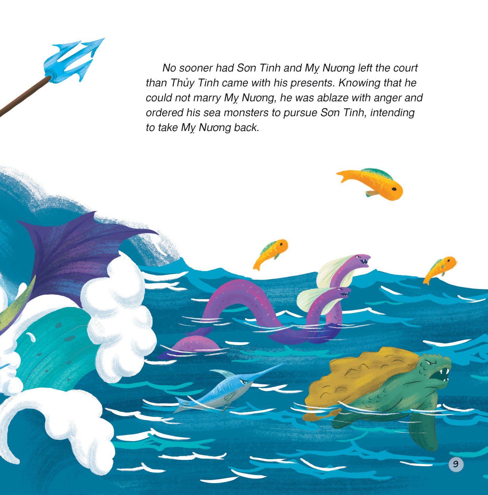 truyện cổ tích việt nam - sơn tinh thủy tinh (song ngữ việt - anh) - Ảnh 10