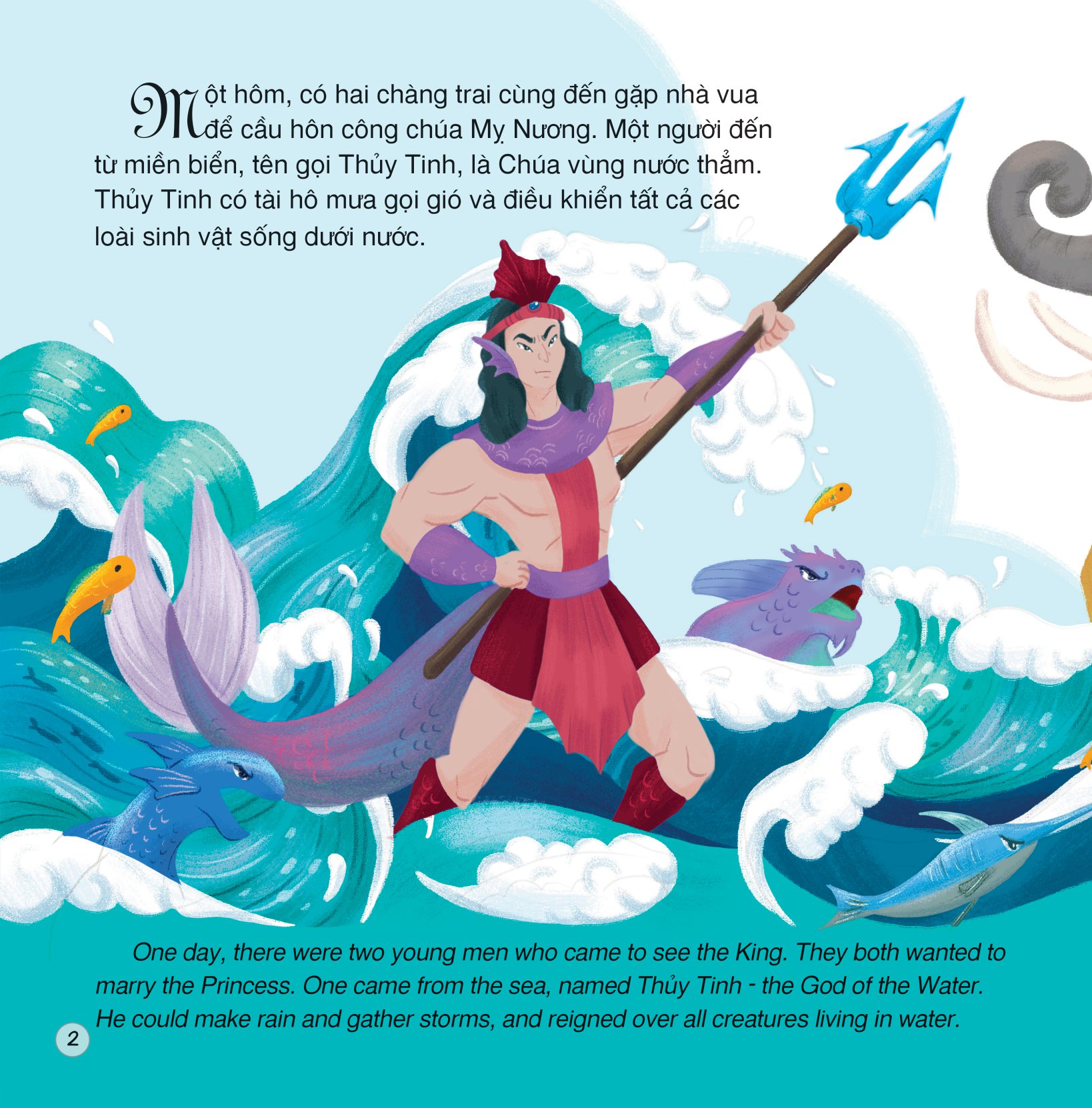 truyện cổ tích việt nam - sơn tinh thủy tinh (song ngữ việt - anh) - Ảnh 3