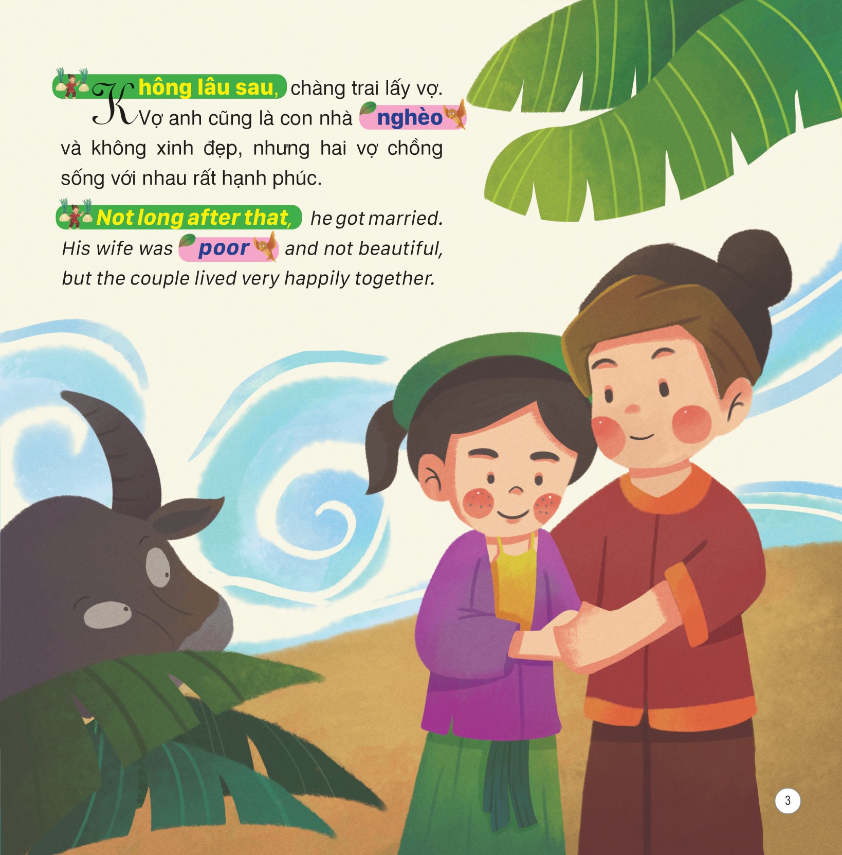 truyện cổ tích việt nam (song ngữ việt-anh) - ai mua hành tôi - Ảnh 4