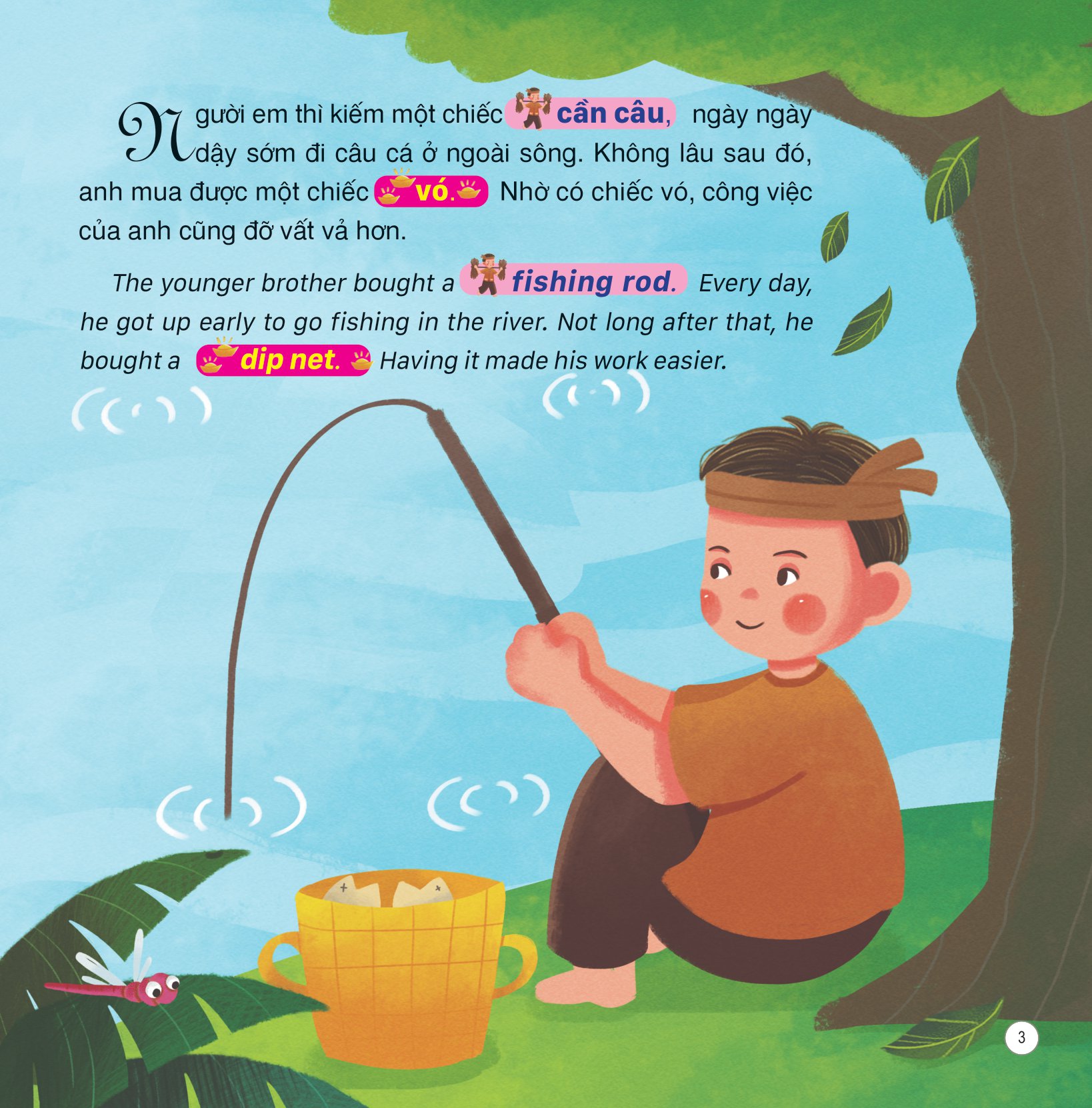 truyện cổ tích việt nam (song ngữ việt-anh) - bảy điều ước - Ảnh 4