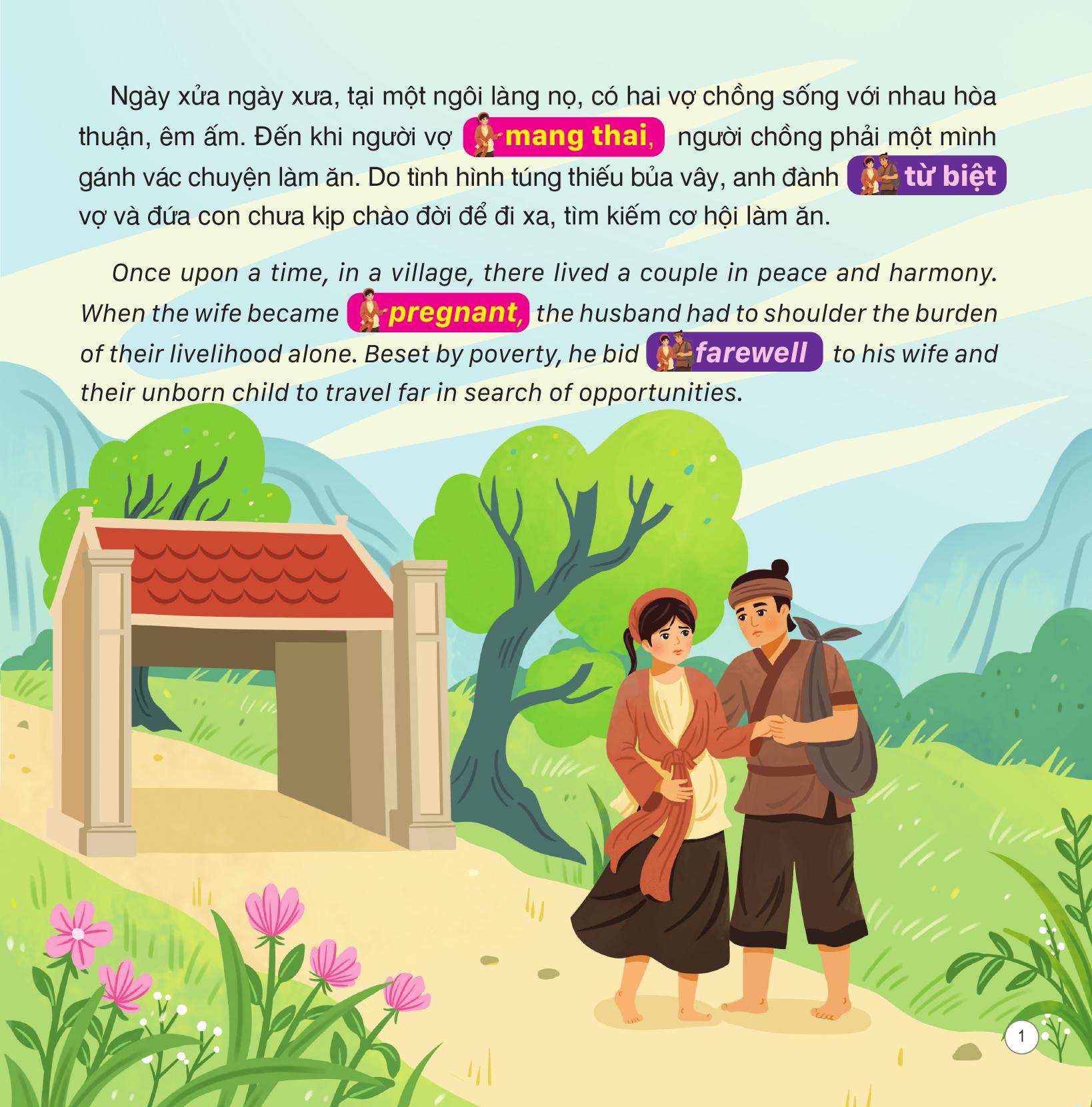 Truyện Cổ Tích Việt Nam - Sự Tích Bông Sen - Song Ngữ Việt-Anh - Ảnh 3