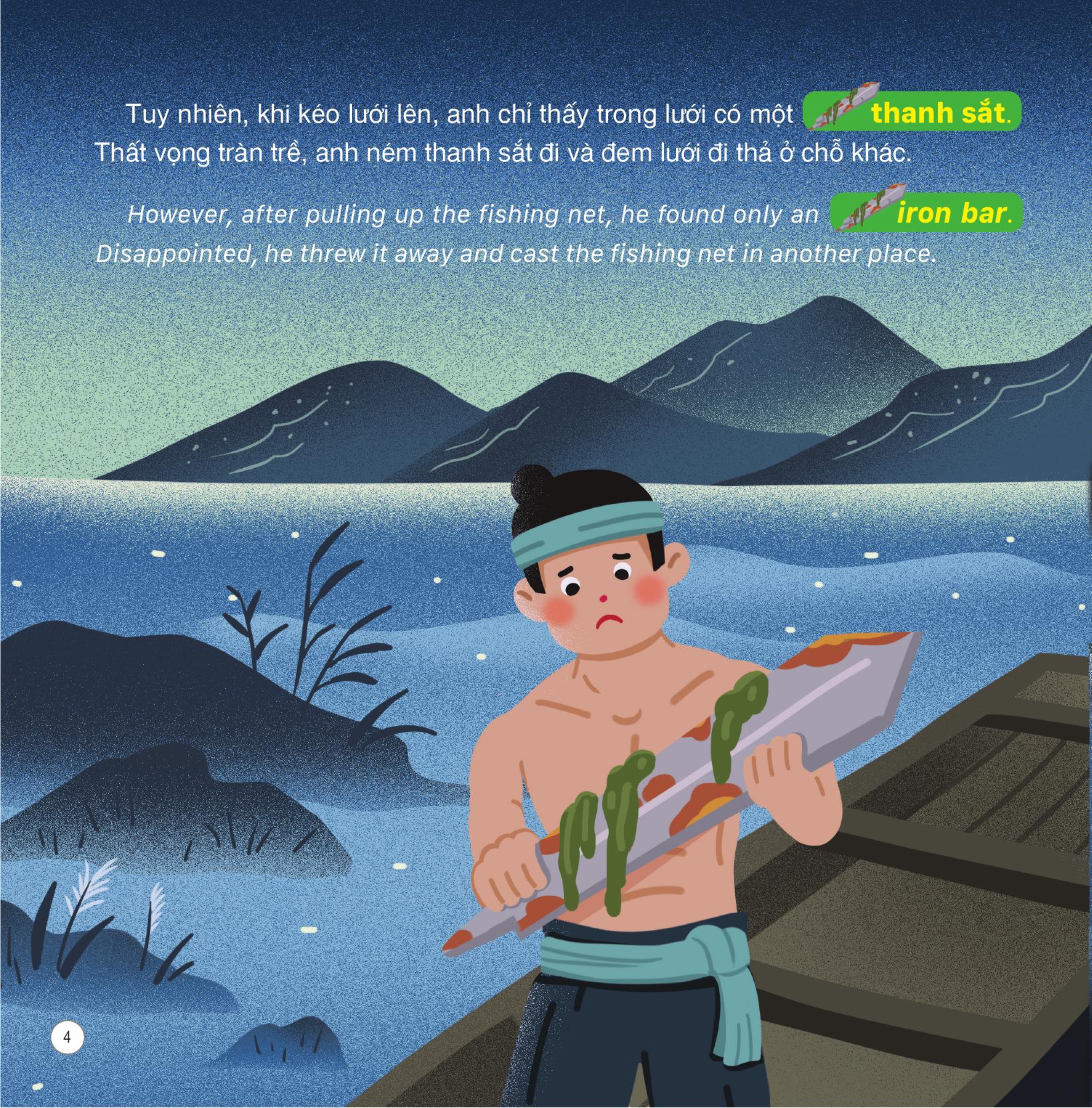 truyện cổ tích việt nam - sự tích hồ gươm - song ngữ việt-anh - Ảnh 5