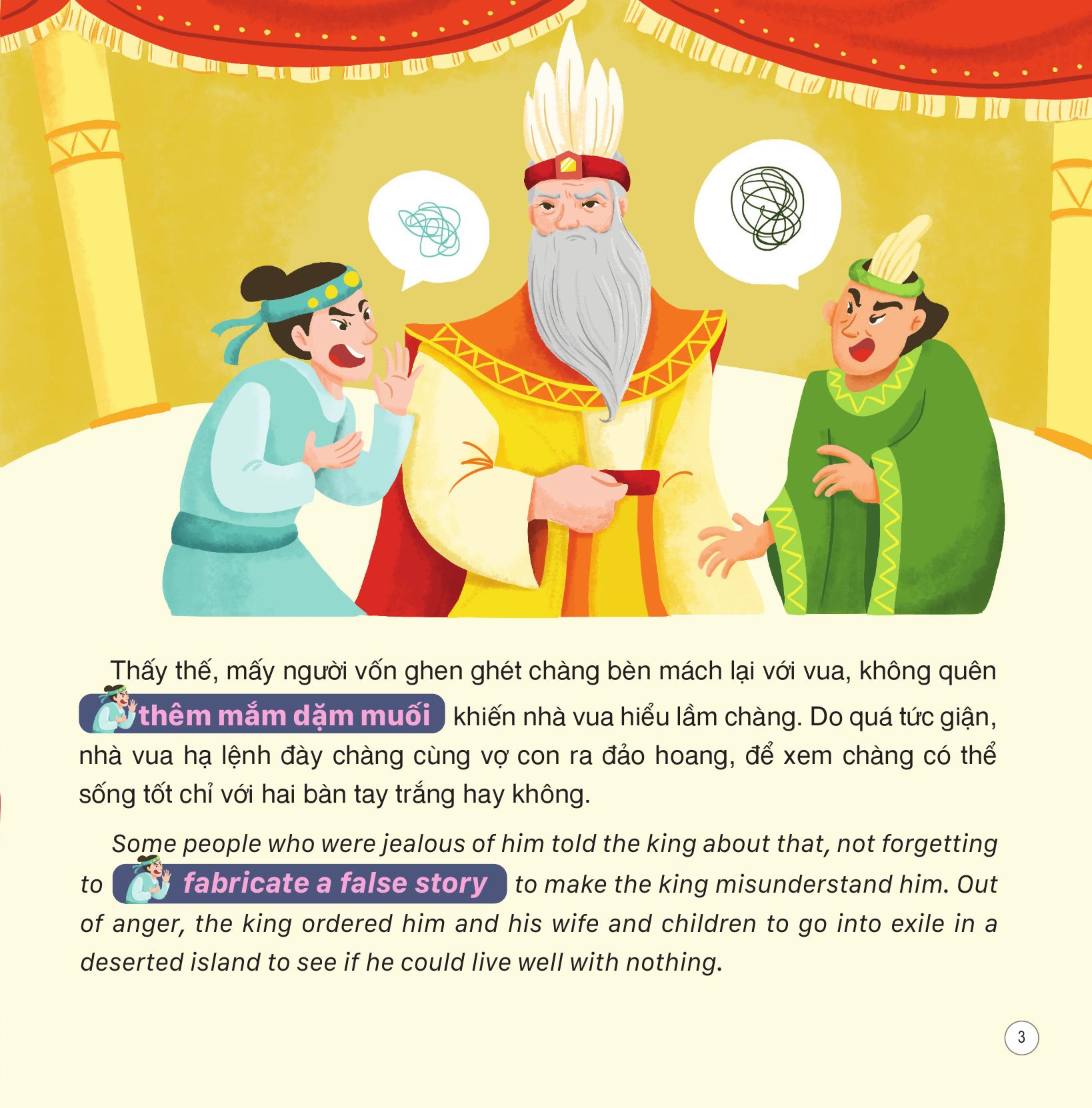 truyện cổ tích việt nam - sự tích quả dưa hấu - song ngữ việt-anh - Ảnh 4