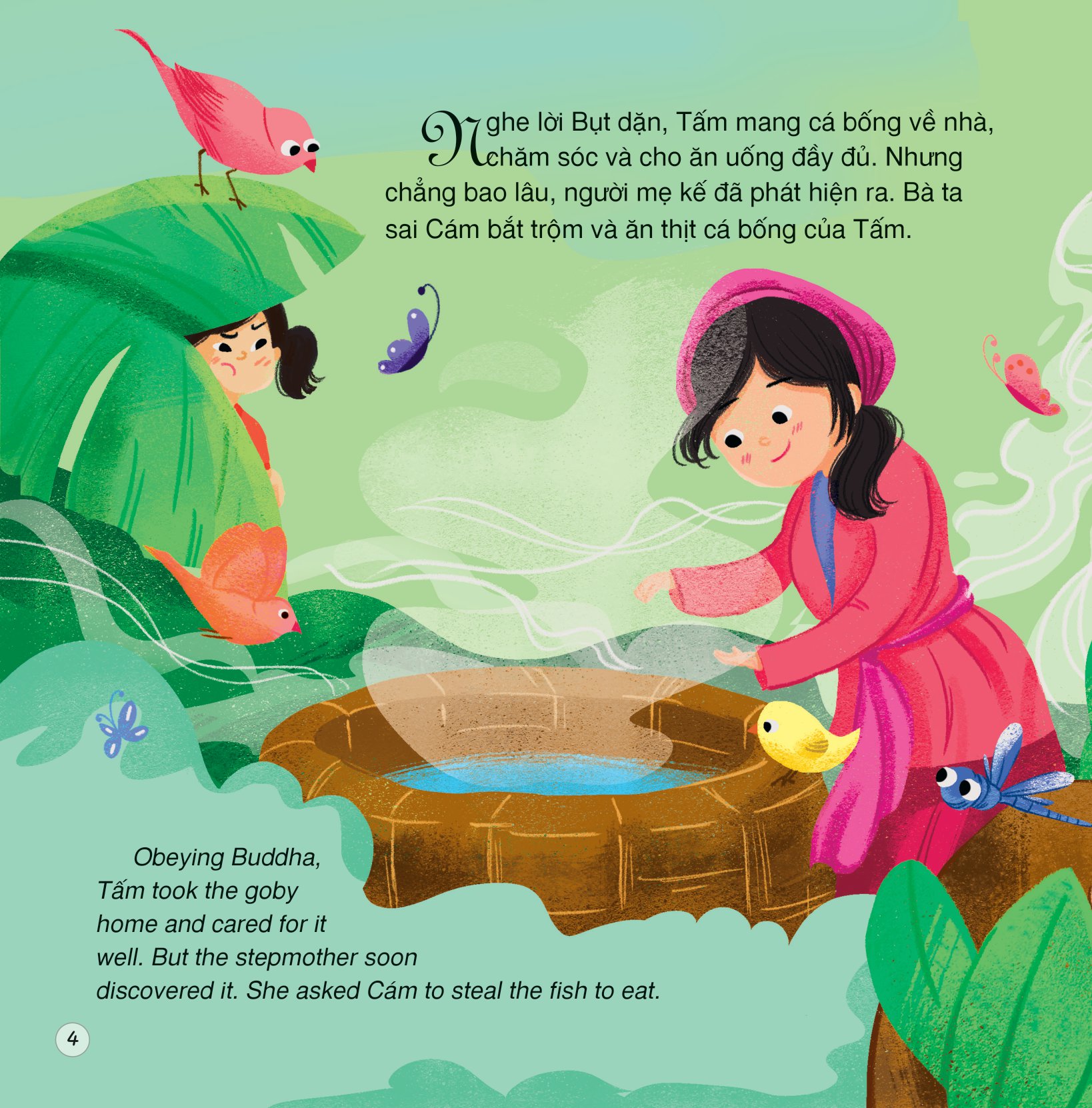 truyện cổ tích việt nam - tấm cám (song ngữ việt - anh) - Ảnh 5