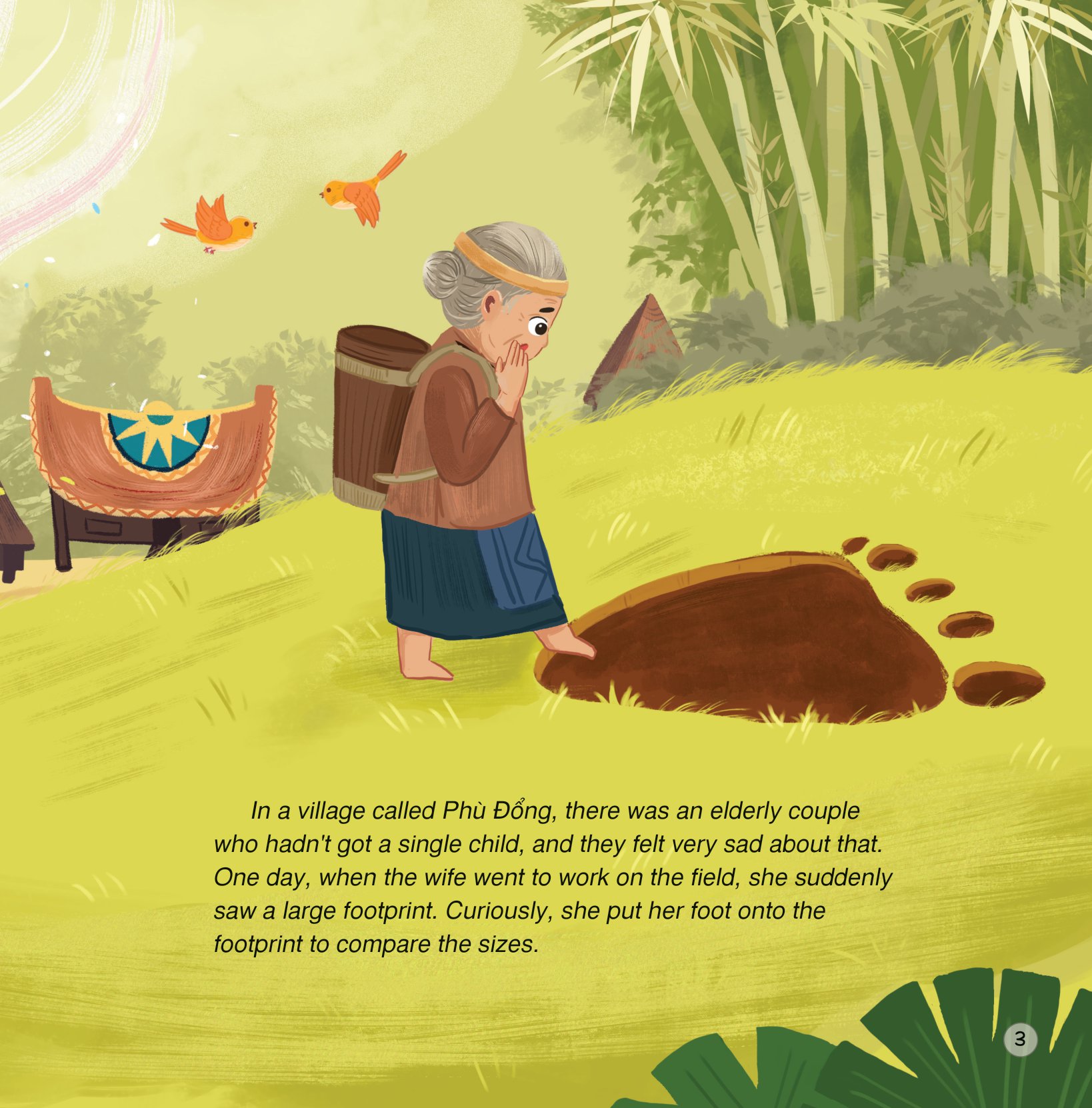 truyện cổ tích việt nam - thánh gióng (song ngữ việt - anh) - Ảnh 4