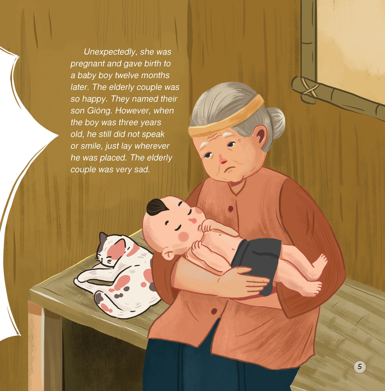 truyện cổ tích việt nam - thánh gióng (song ngữ việt - anh) - Ảnh 6