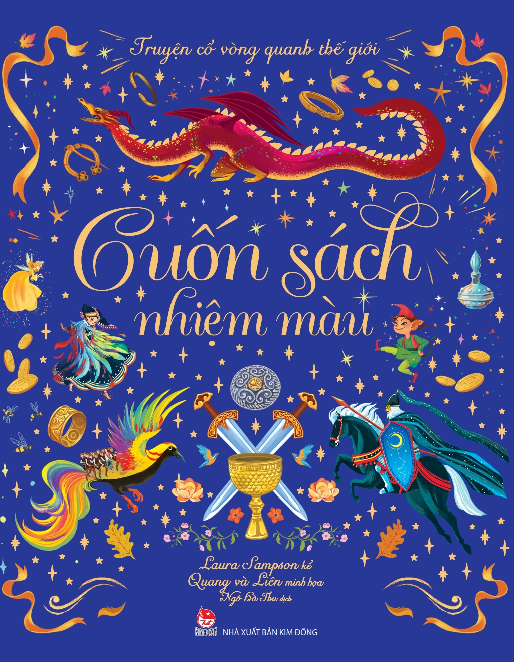 truyện cổ vòng quanh thế giới - cuốn sách nhiệm màu - bìa cứng - Ảnh 2