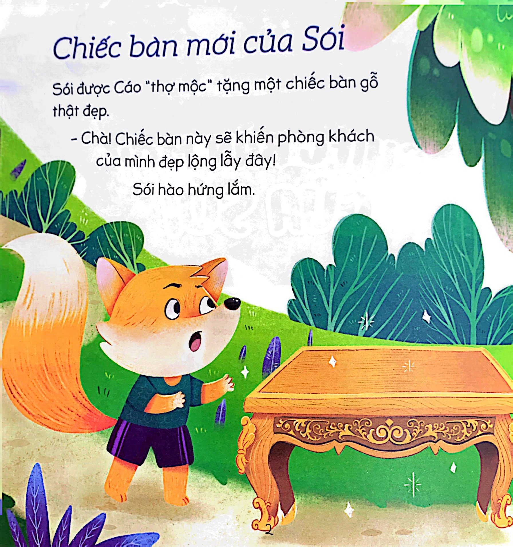 truyện đọc trước giờ ngủ - chiếc bàn mới của sói - Ảnh 4