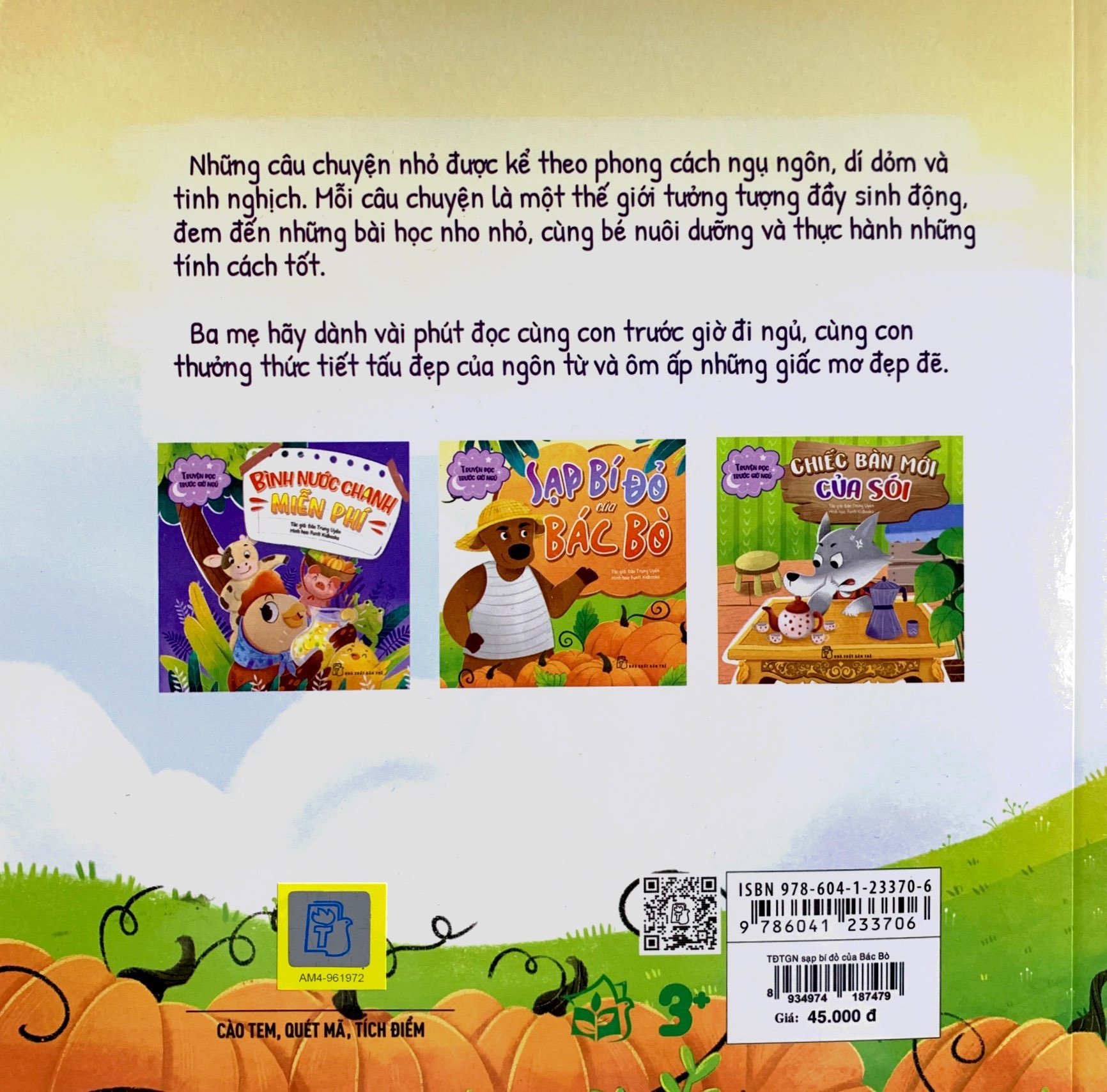truyện đọc trước giờ ngủ - sạp bí đỏ của bác bò - Ảnh 7