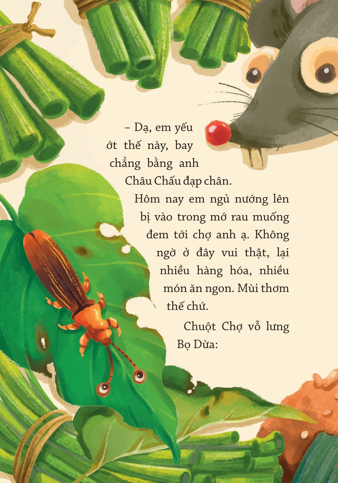 truyện đồng thoại - giúp em giỏi văn - trên mái nhà có cô xin tương - Ảnh 7