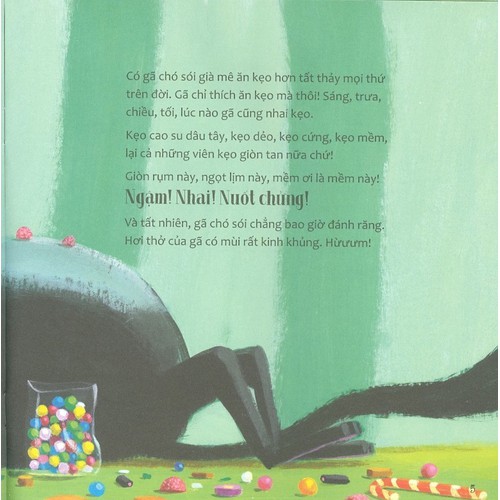 truyện hay bà kể hằng đêm - chó sói ham kẹo ngọt - Ảnh 4