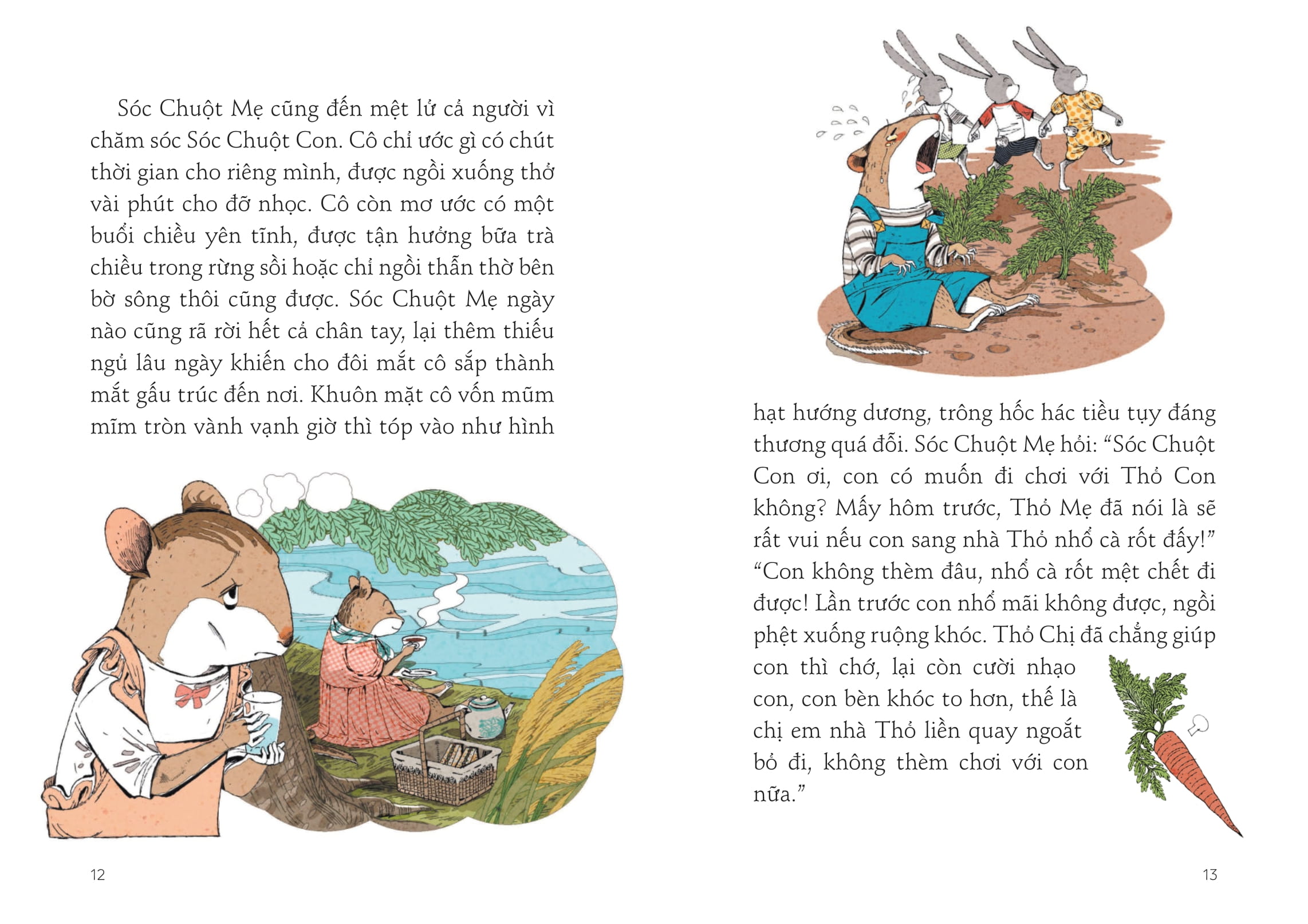 truyện hay dạy lòng tốt - sóc chuột hay khóc nhè - Ảnh 6