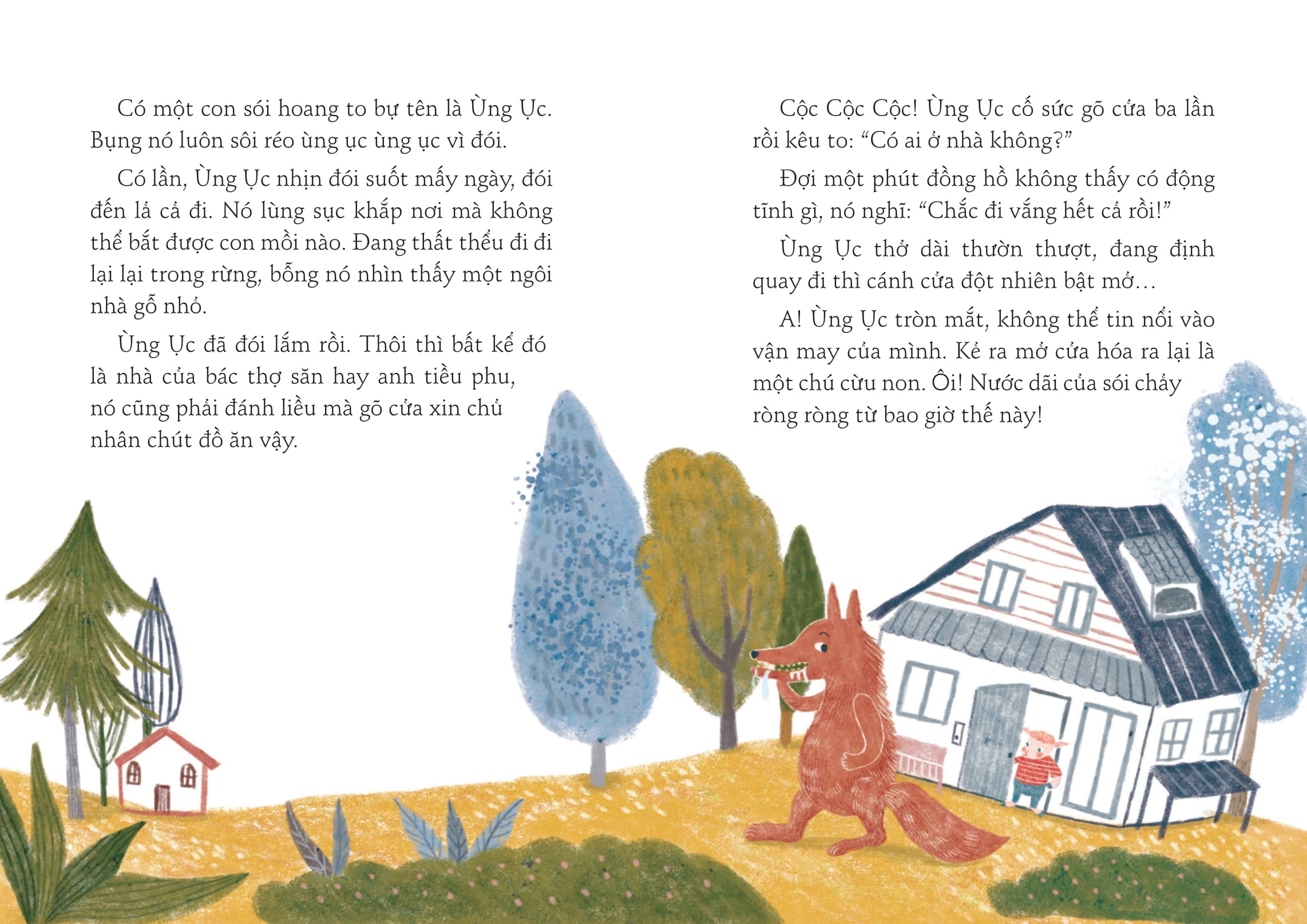 truyện hay dạy lòng tốt - sói đói cứu cừu non - Ảnh 5